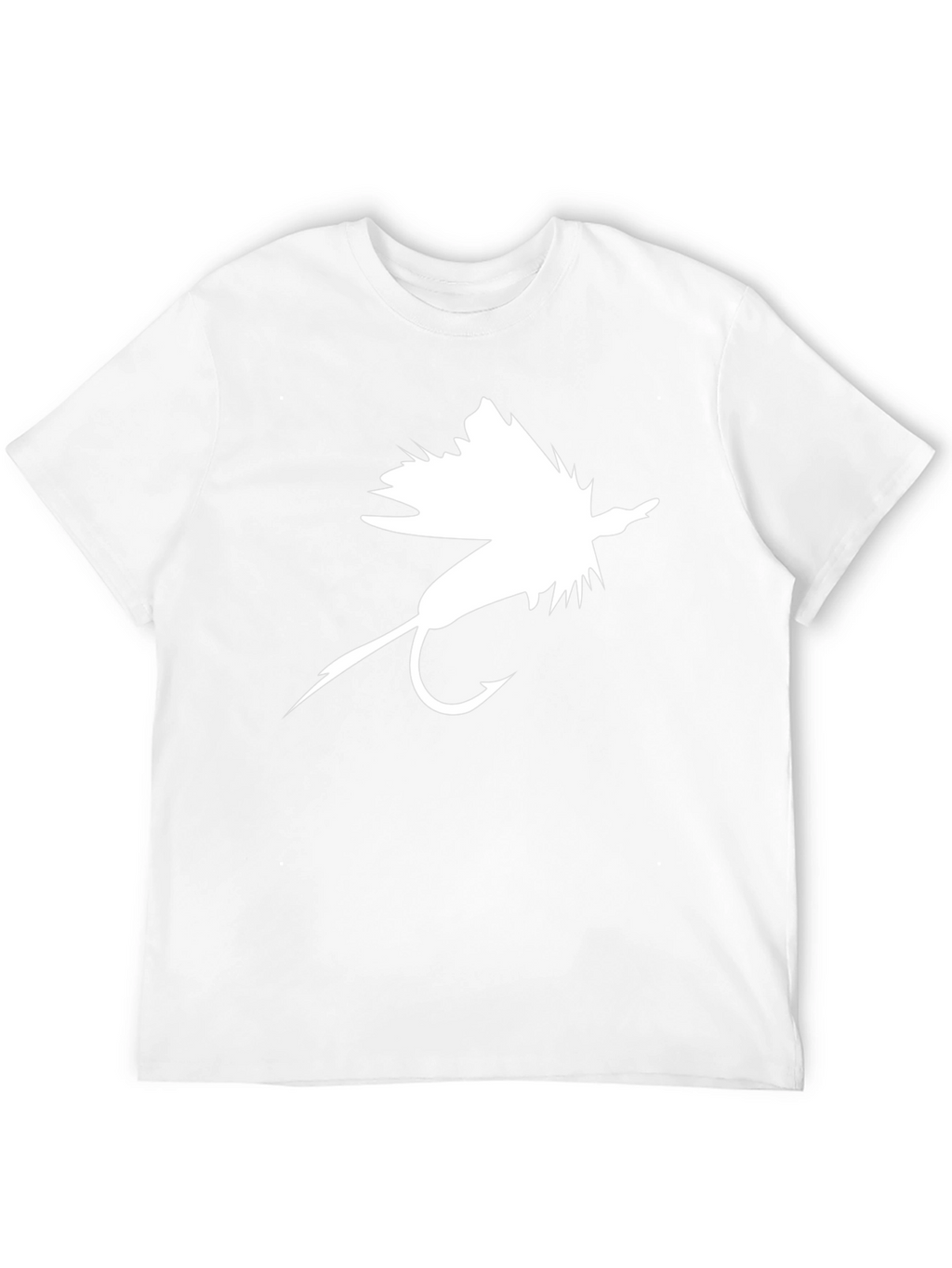 Fly Fishing Lure Graphic Tee - Black