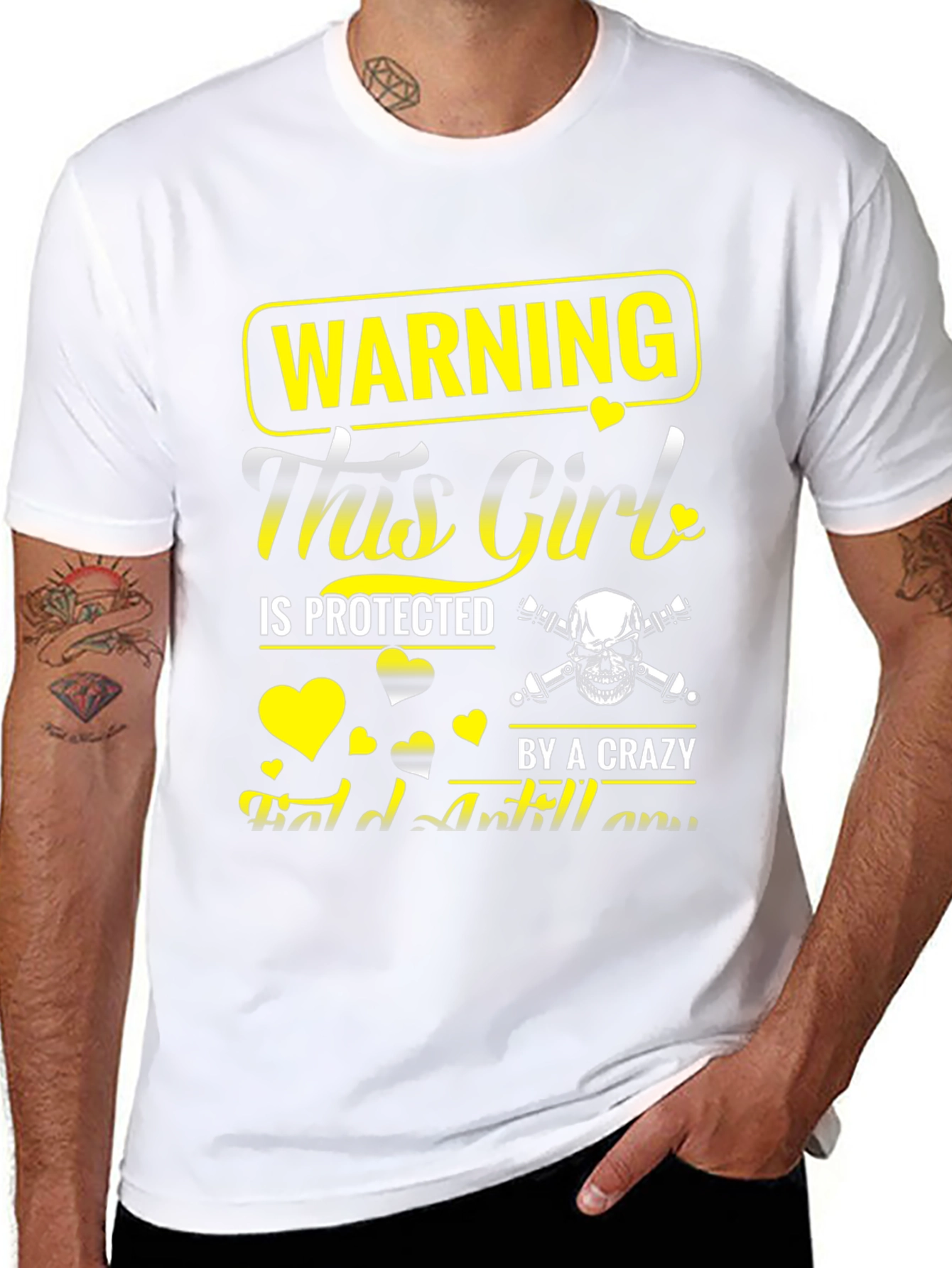 Warning: Protected Girl Graphic Tee