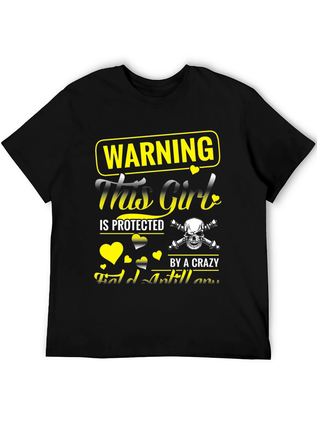 Warning: Protected Girl Graphic Tee