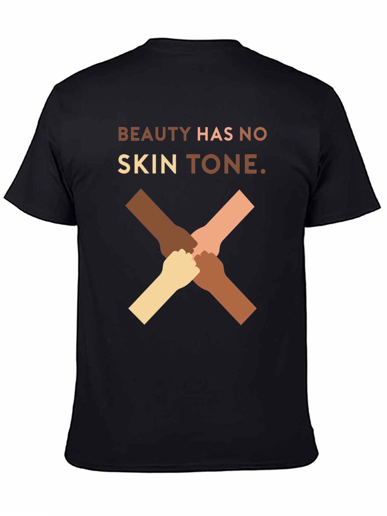 Beauty Has No Skin Tone Graphic T-Shirt