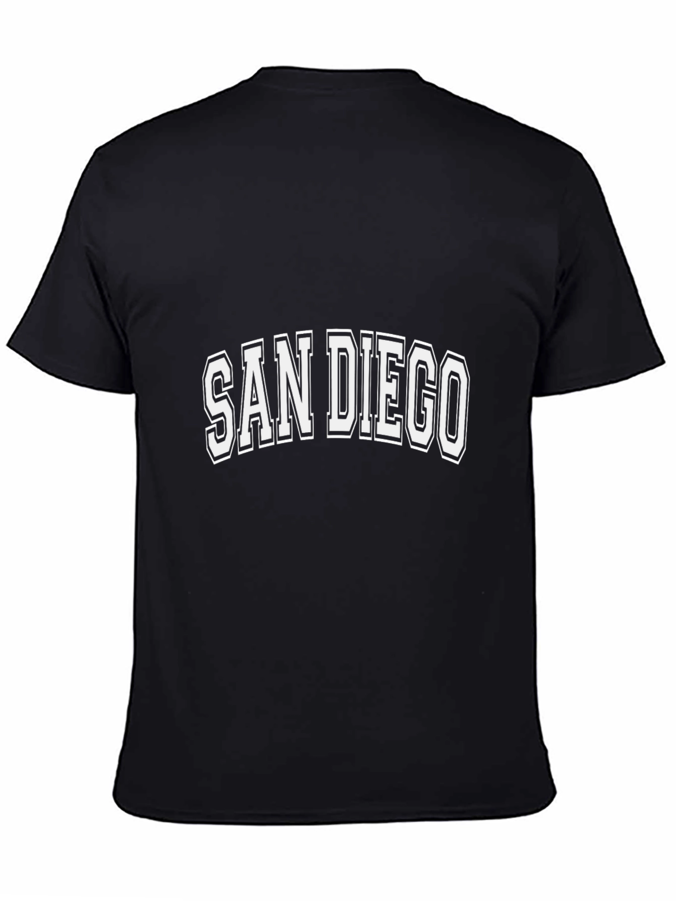 San Diego Black Graphic T-Shirt