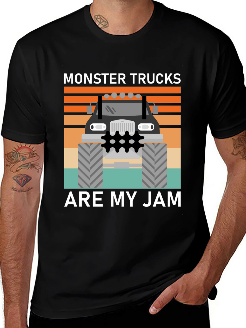Monster Trucks Are My Jam Graphic T-Shirt