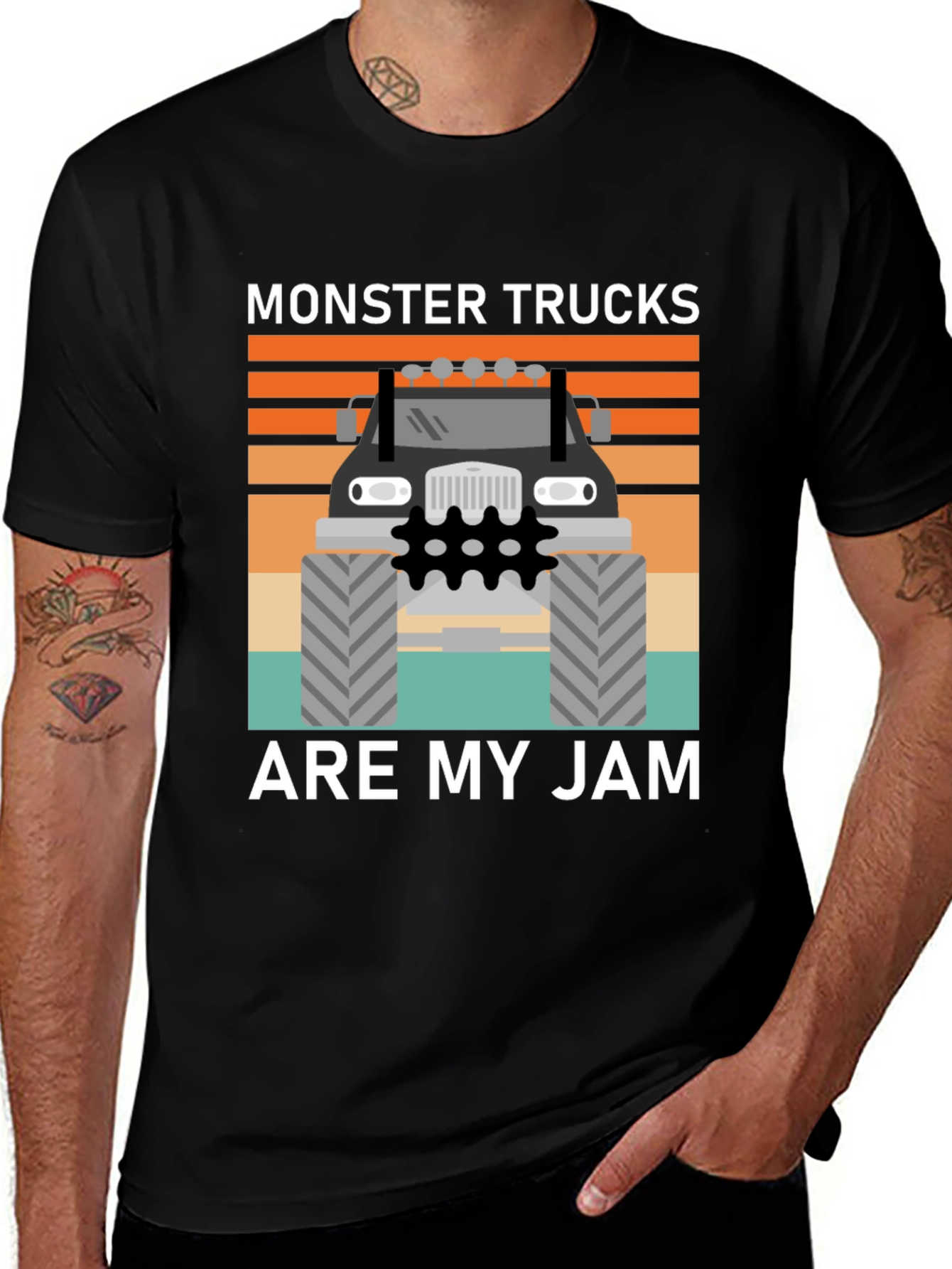Monster Trucks Are My Jam Graphic T-Shirt