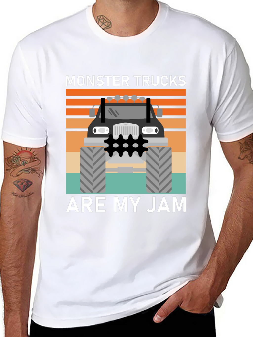 Monster Trucks Are My Jam Graphic T-Shirt