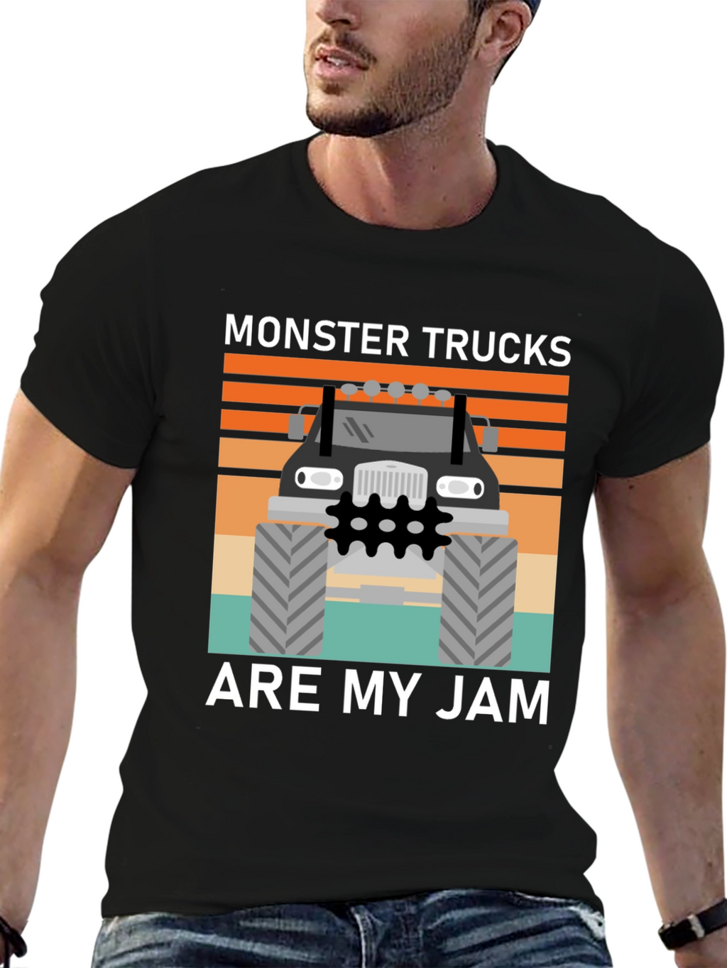 Monster Trucks Are My Jam Graphic T-Shirt