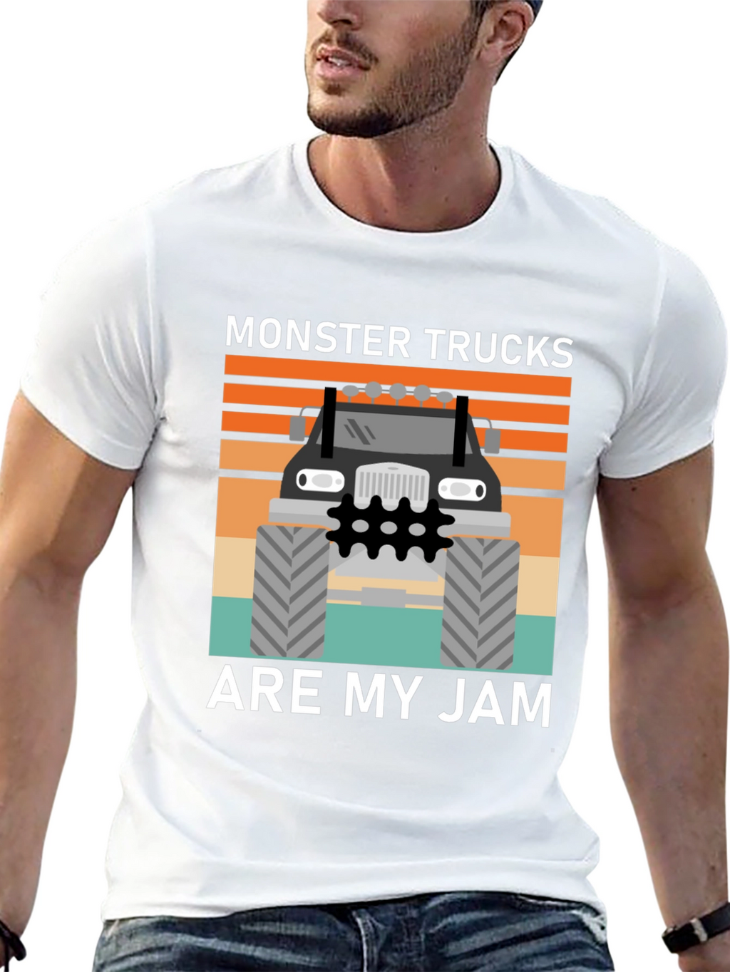 Monster Trucks Are My Jam Graphic T-Shirt