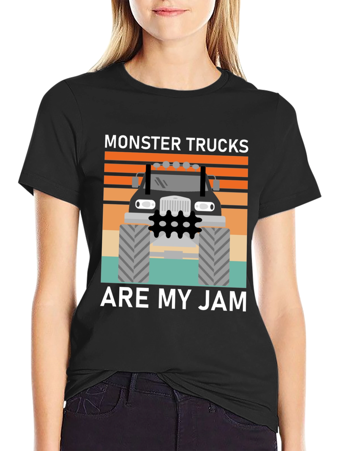 Monster Trucks Are My Jam Graphic T-Shirt
