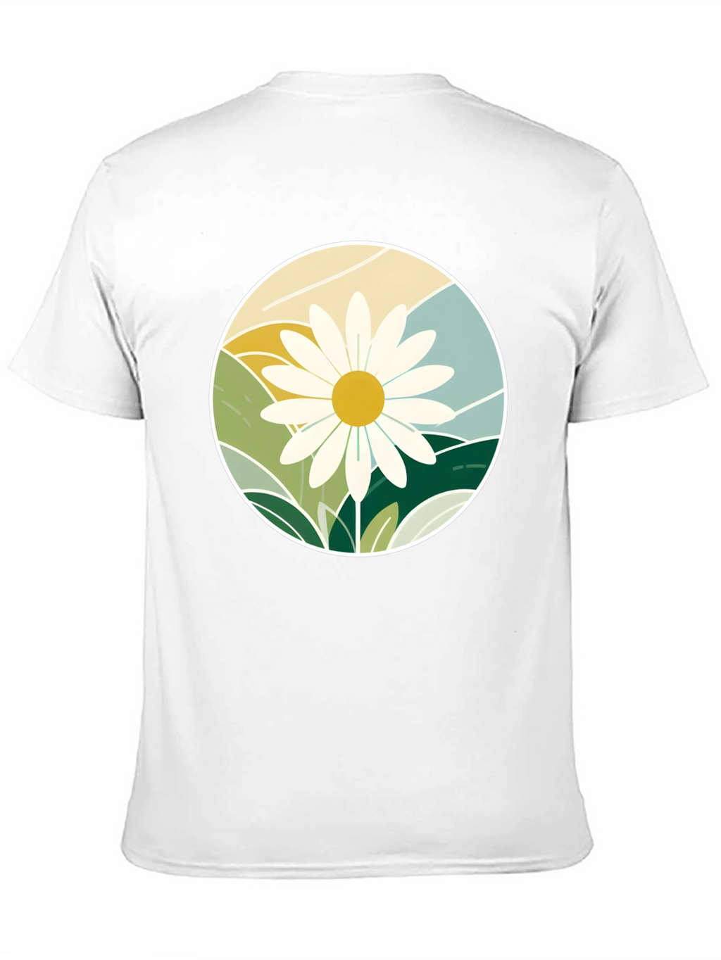 Daisy Mountainscape Graphic Tee - Black