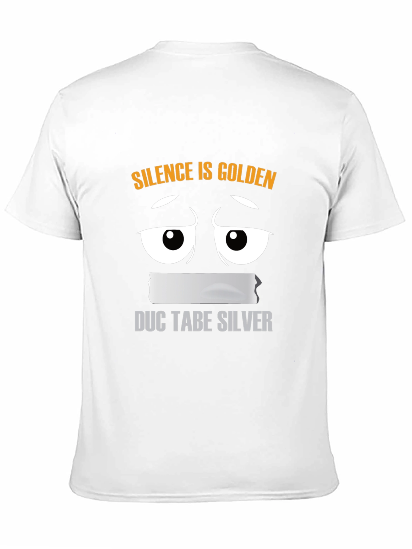 Silence is Golden Funny Graphic Tee