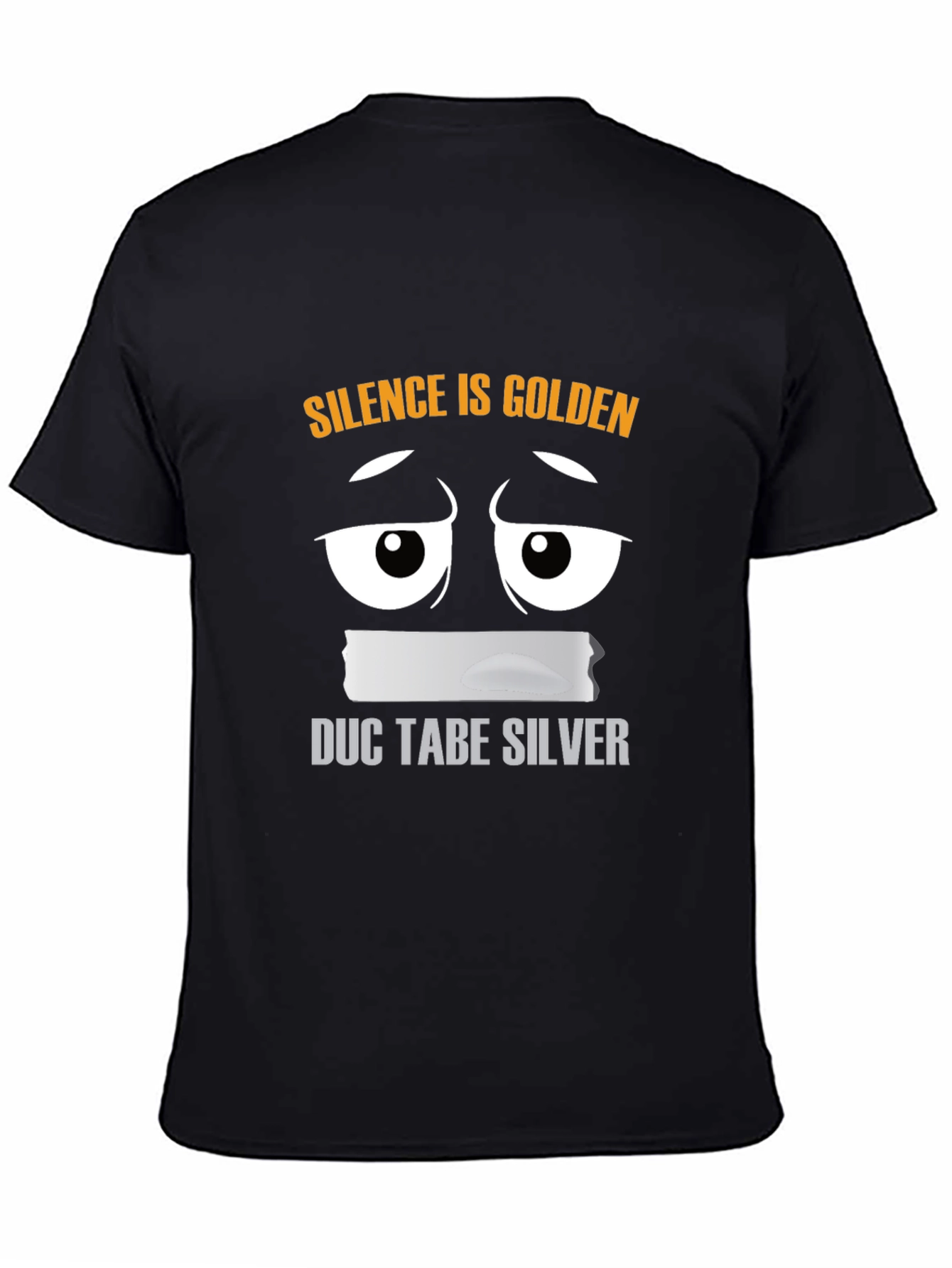 Silence is Golden Funny Graphic Tee