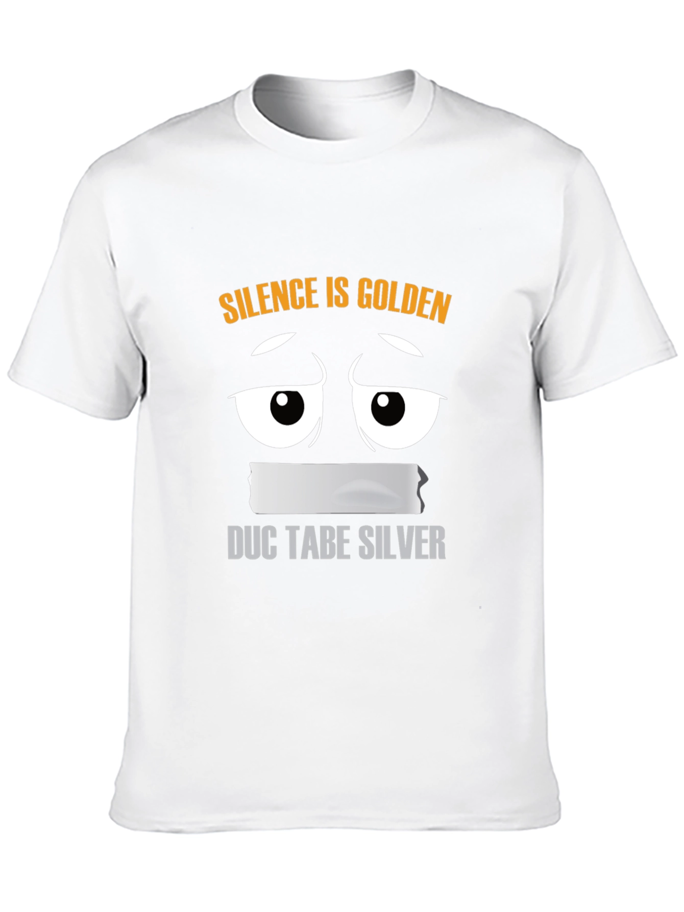 Silence is Golden Funny Graphic Tee