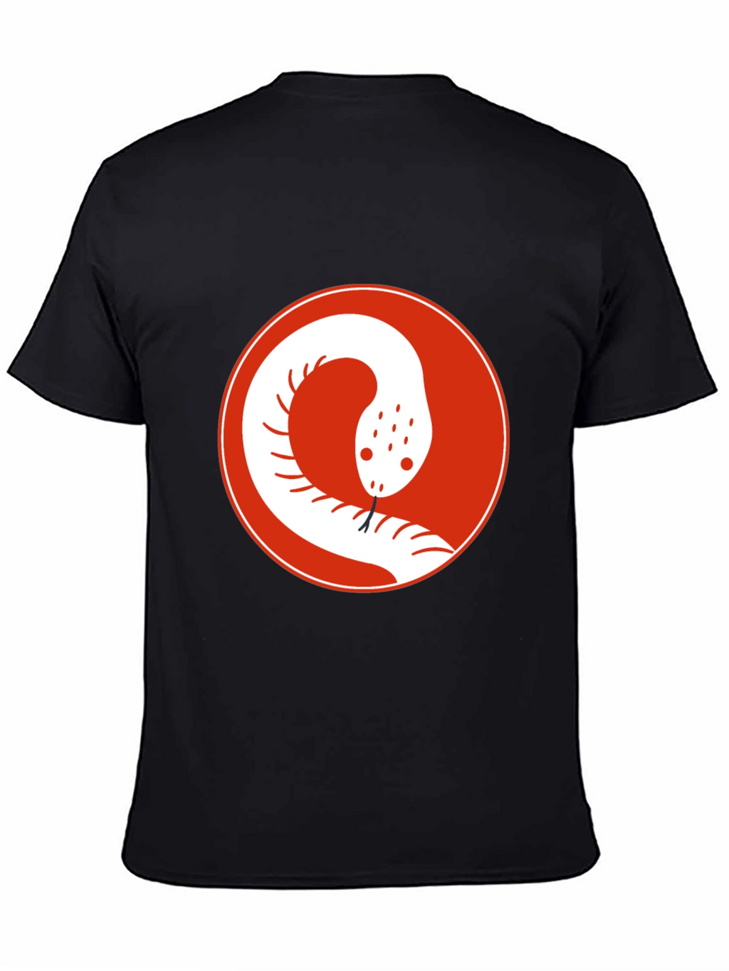 Snake Circle Graphic Tee - Cool Casual Style