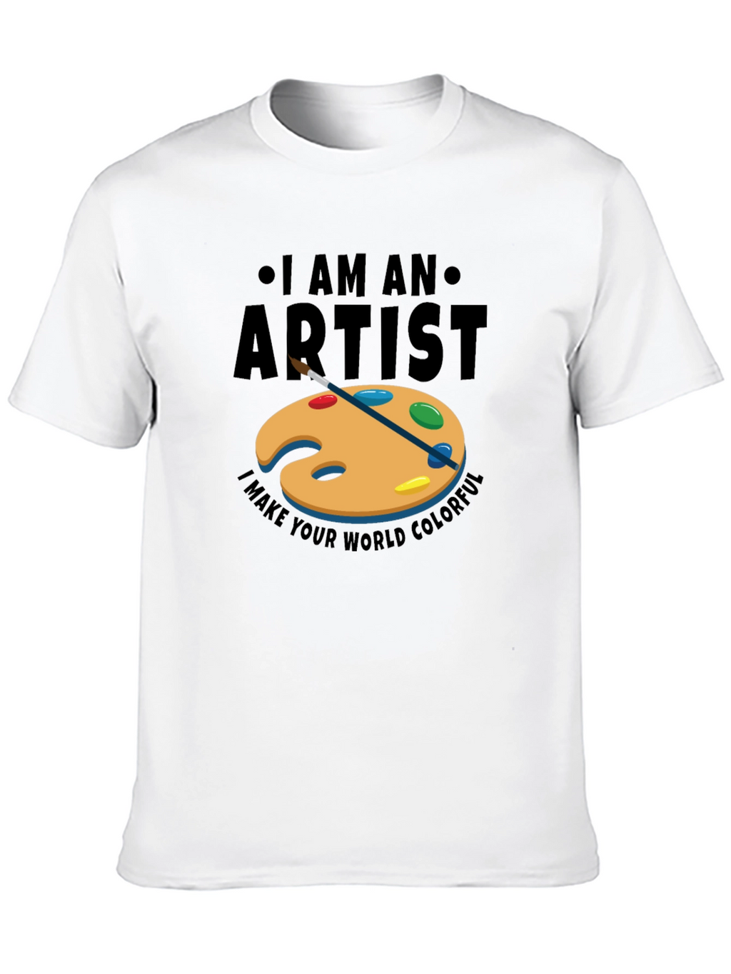 I am an Artist Mens Black Graphic Tee