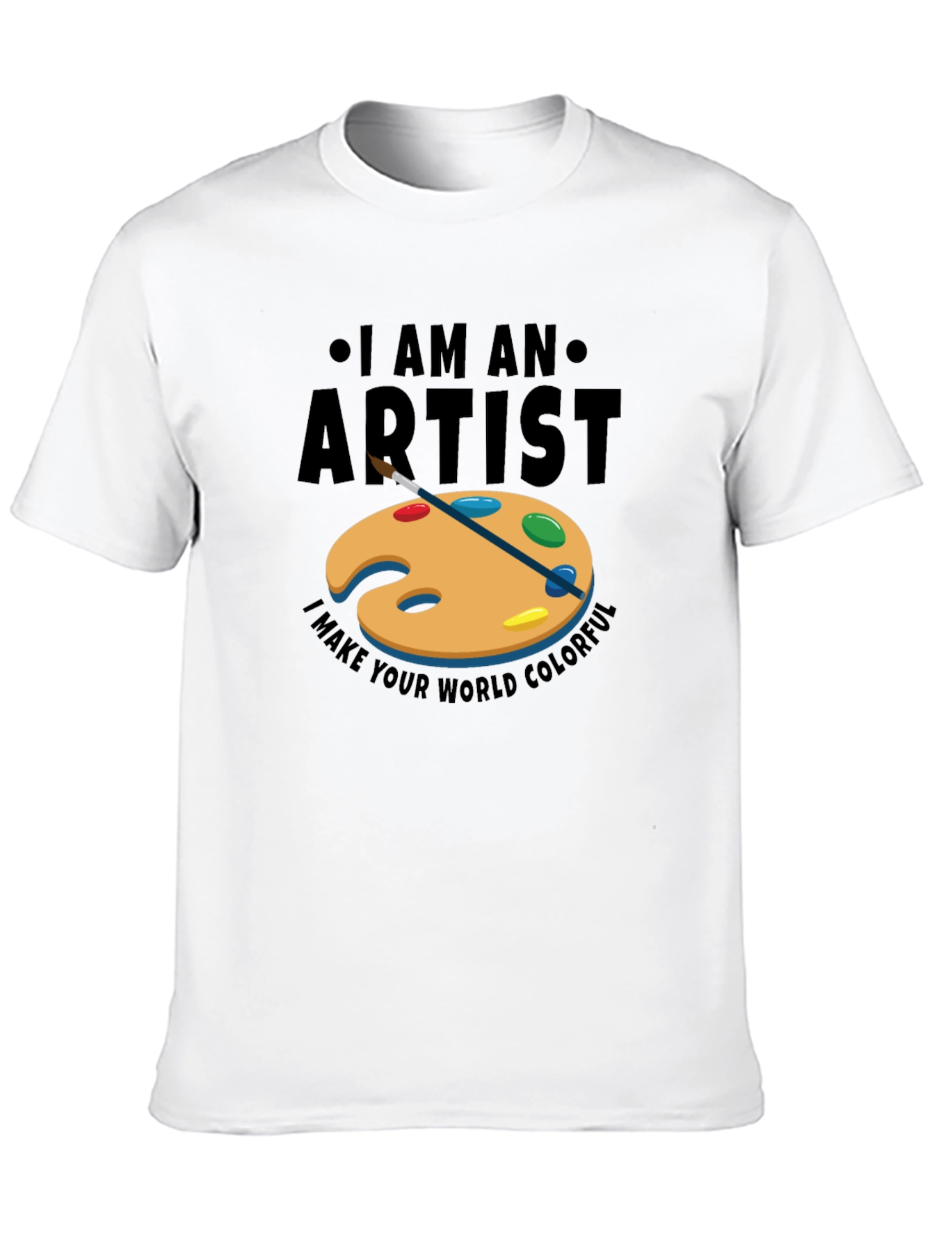 I am an Artist Mens Black Graphic Tee