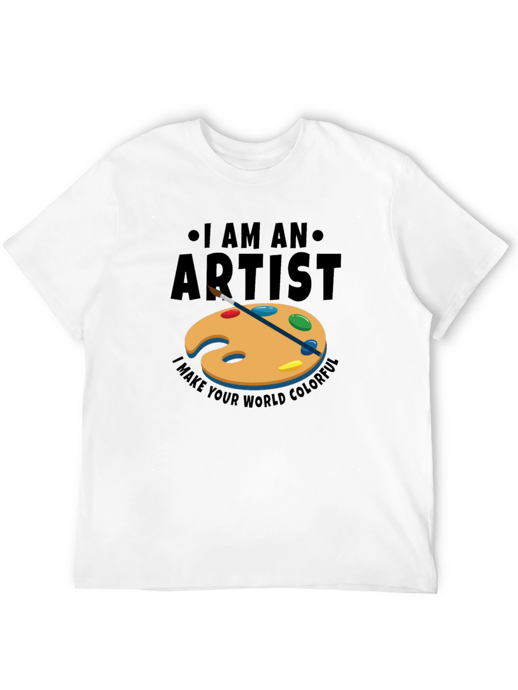 I am an Artist Mens Black Graphic Tee
