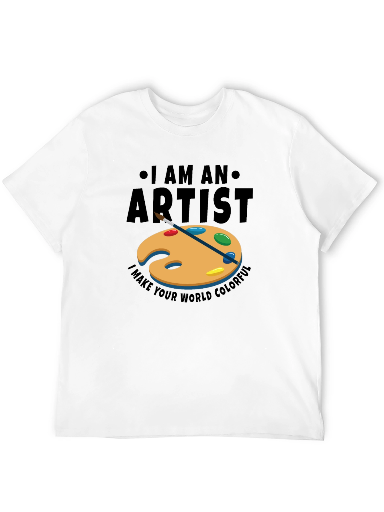 I am an Artist Mens Black Graphic Tee