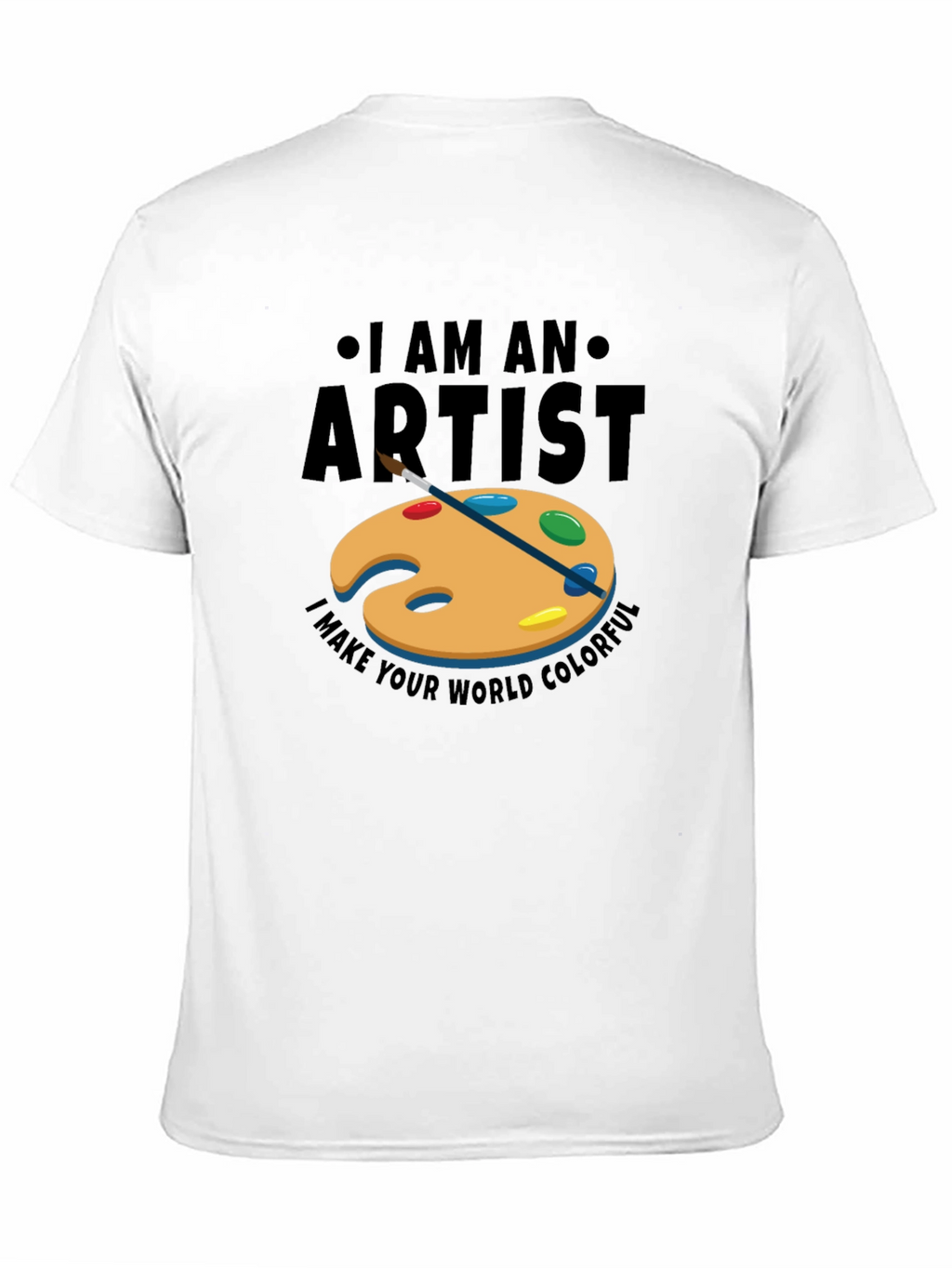 I am an Artist Mens Black Graphic Tee