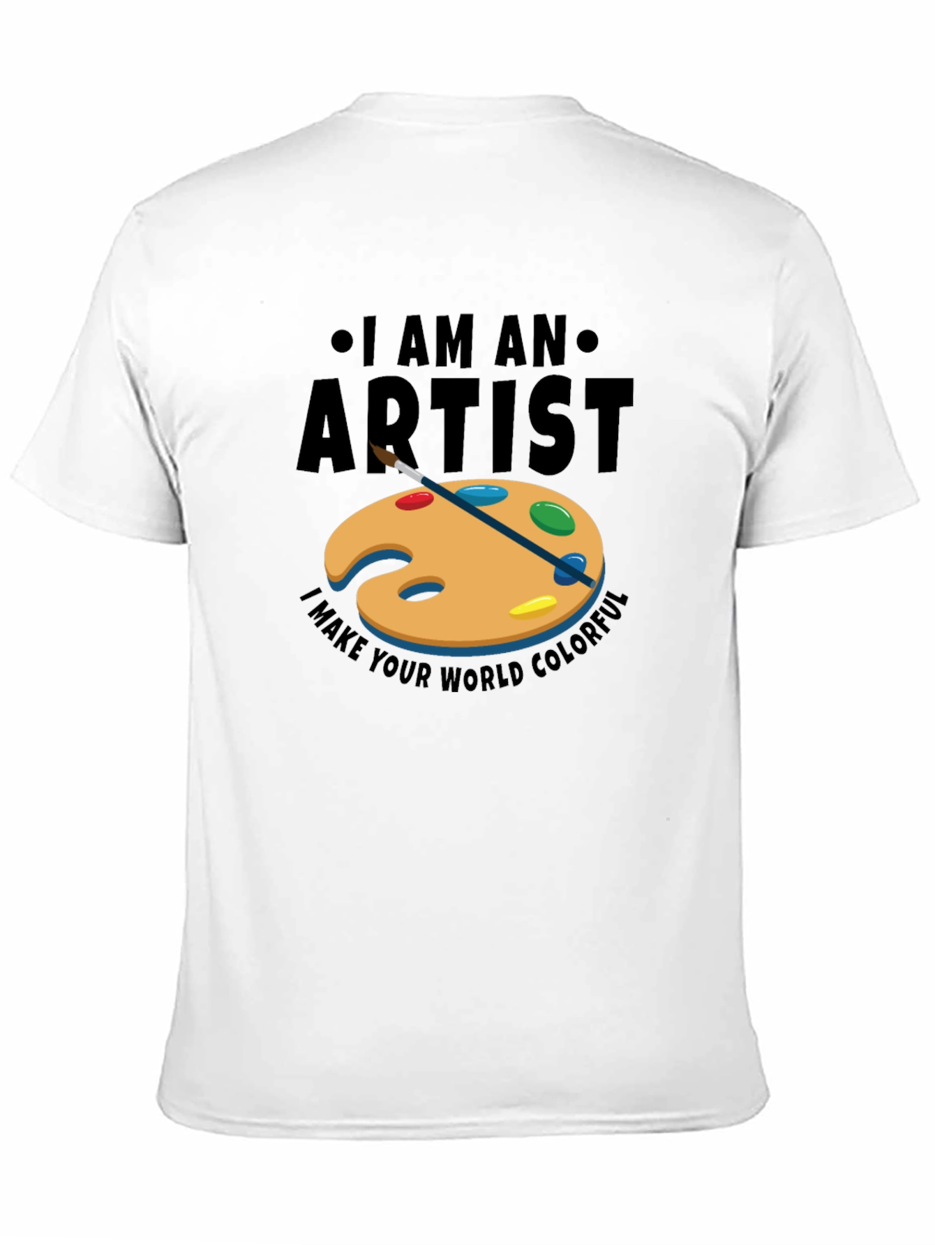 I am an Artist Mens Black Graphic Tee