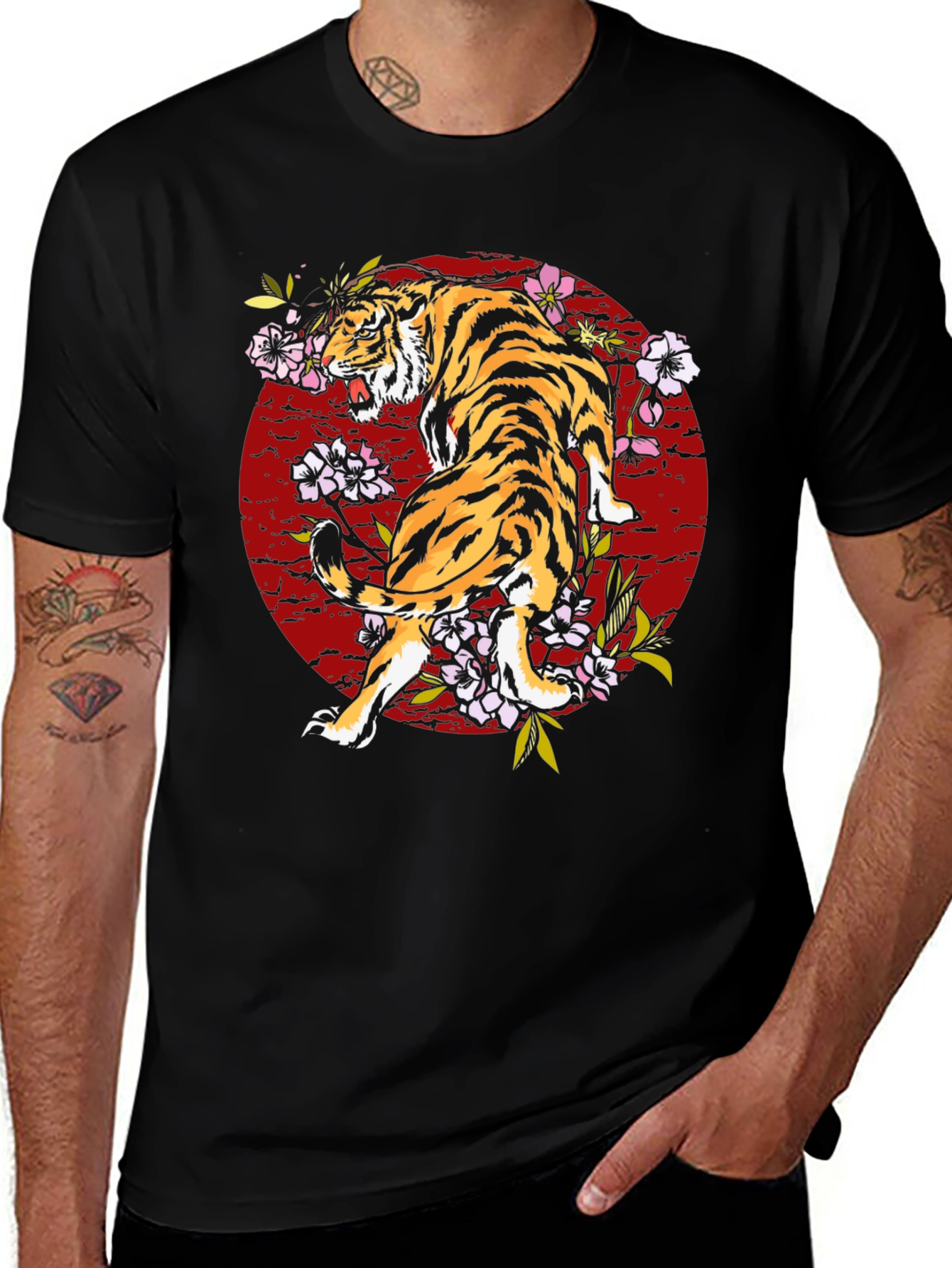Tiger Graphic Tee - Unique Stylish Design
