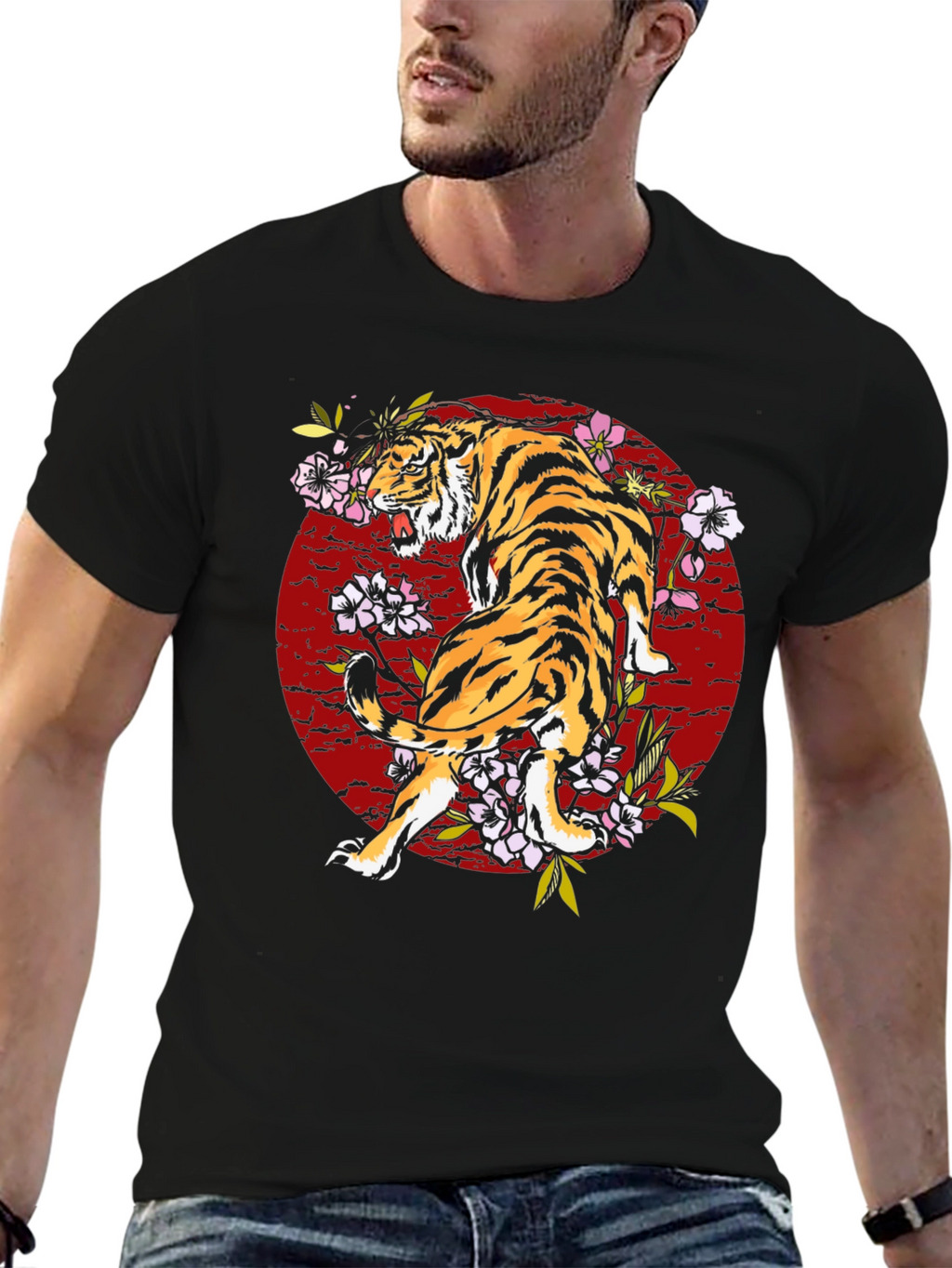 Tiger Graphic Tee - Unique Stylish Design