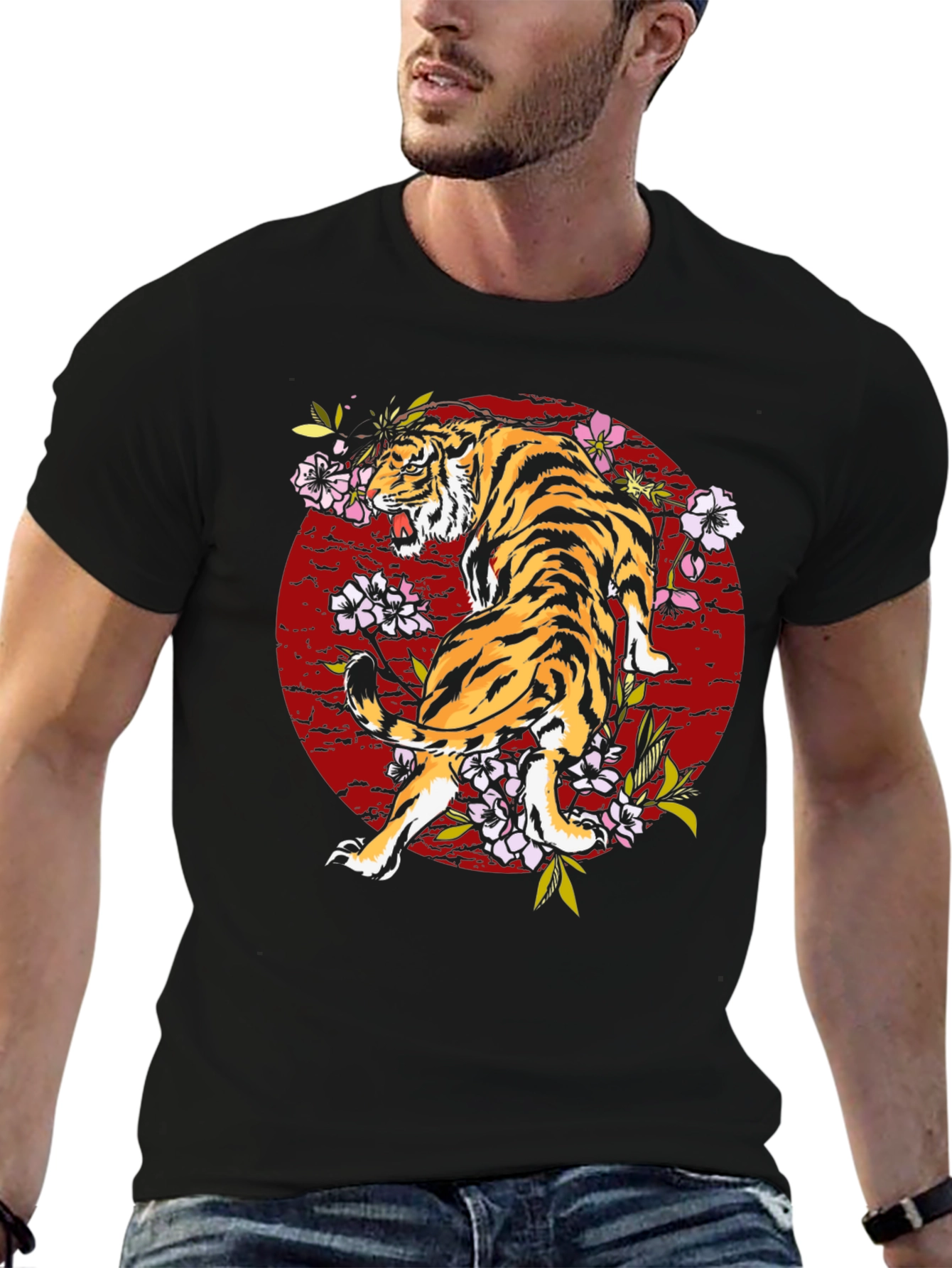 Tiger Graphic Tee - Unique Stylish Design