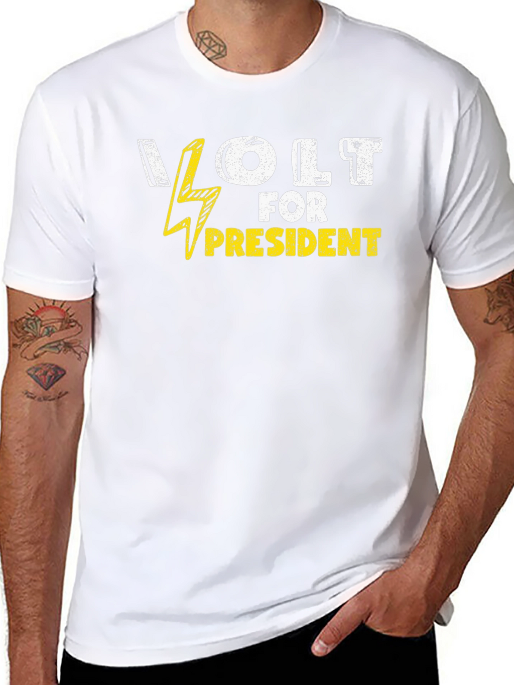 Vote Volt for President T-Shirt - Black