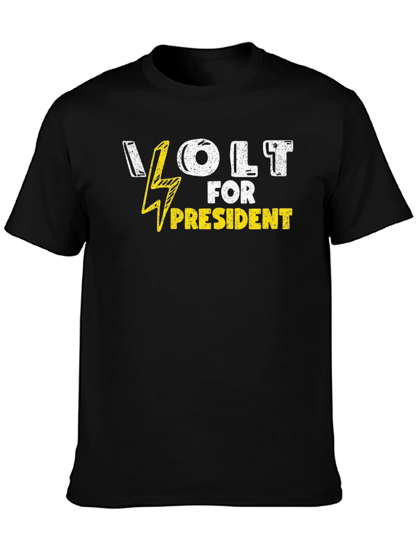 Vote Volt for President T-Shirt - Black