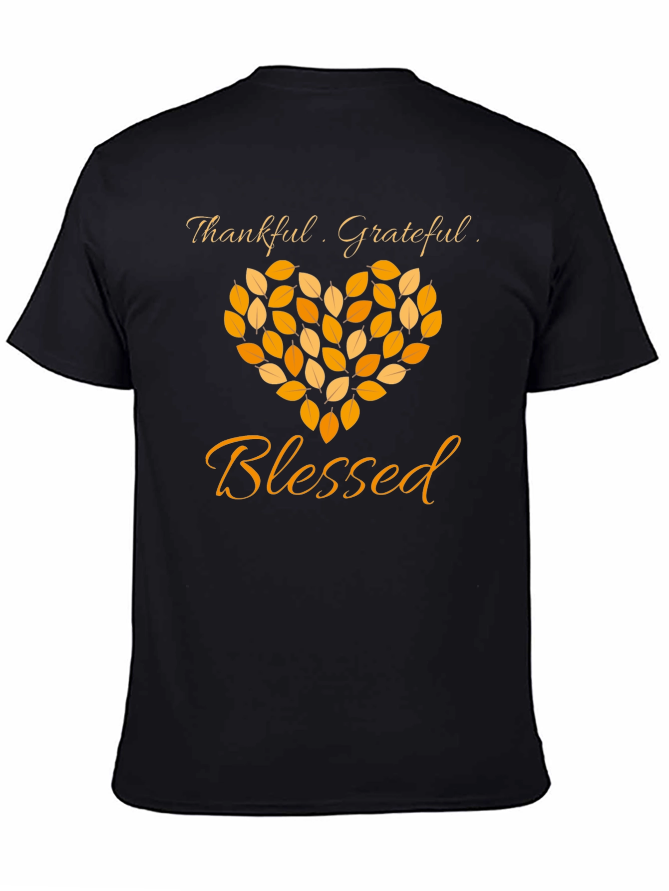 Thankful Grateful Blessed Graphic T-Shirt