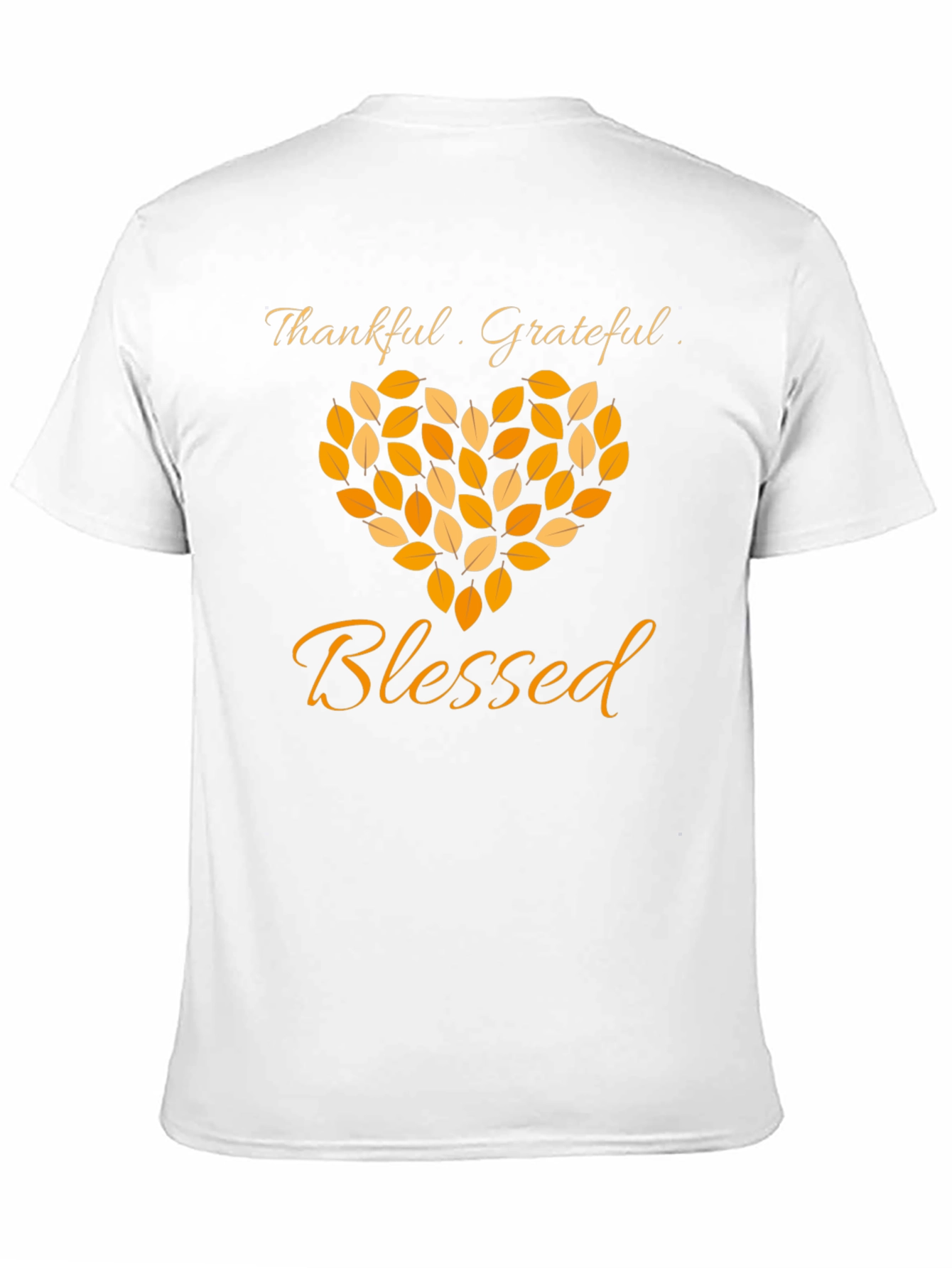 Thankful Grateful Blessed Graphic T-Shirt