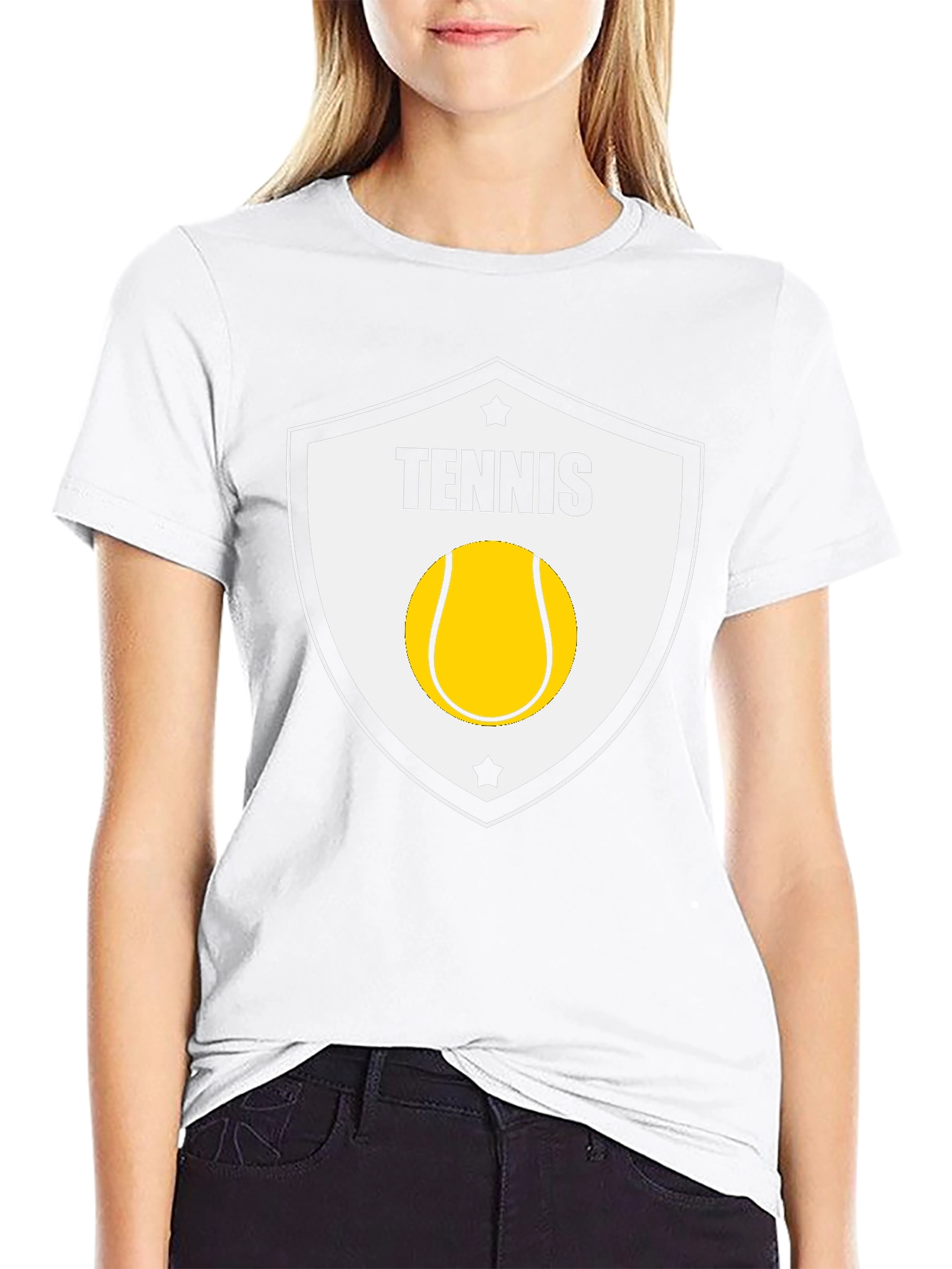 Tennis Shield T-Shirt - Stylish Sportswear Tee