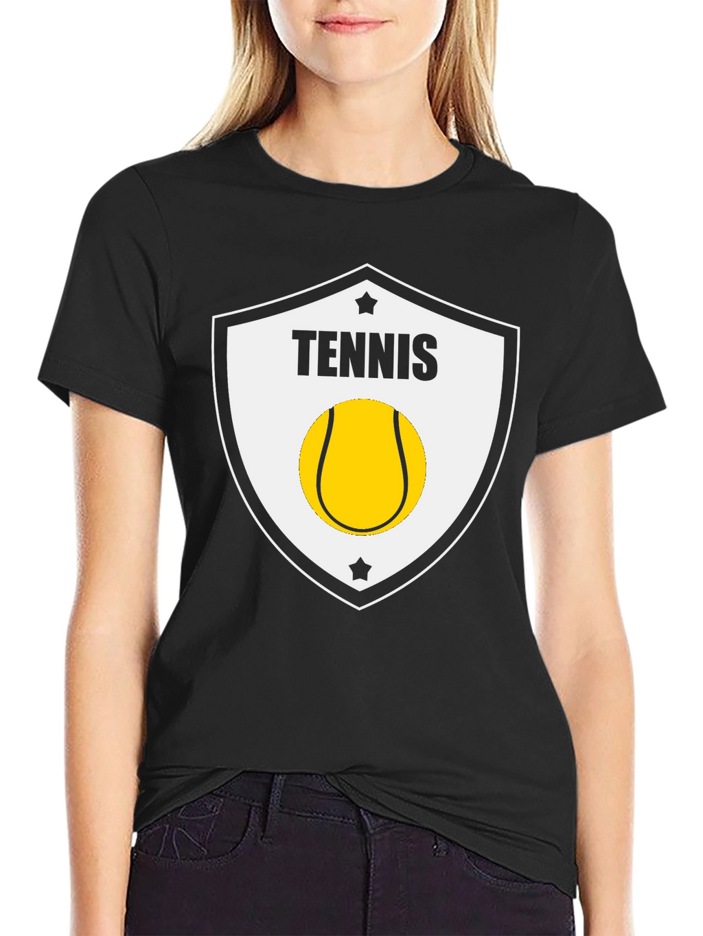 Tennis Shield T-Shirt - Stylish Sportswear Tee