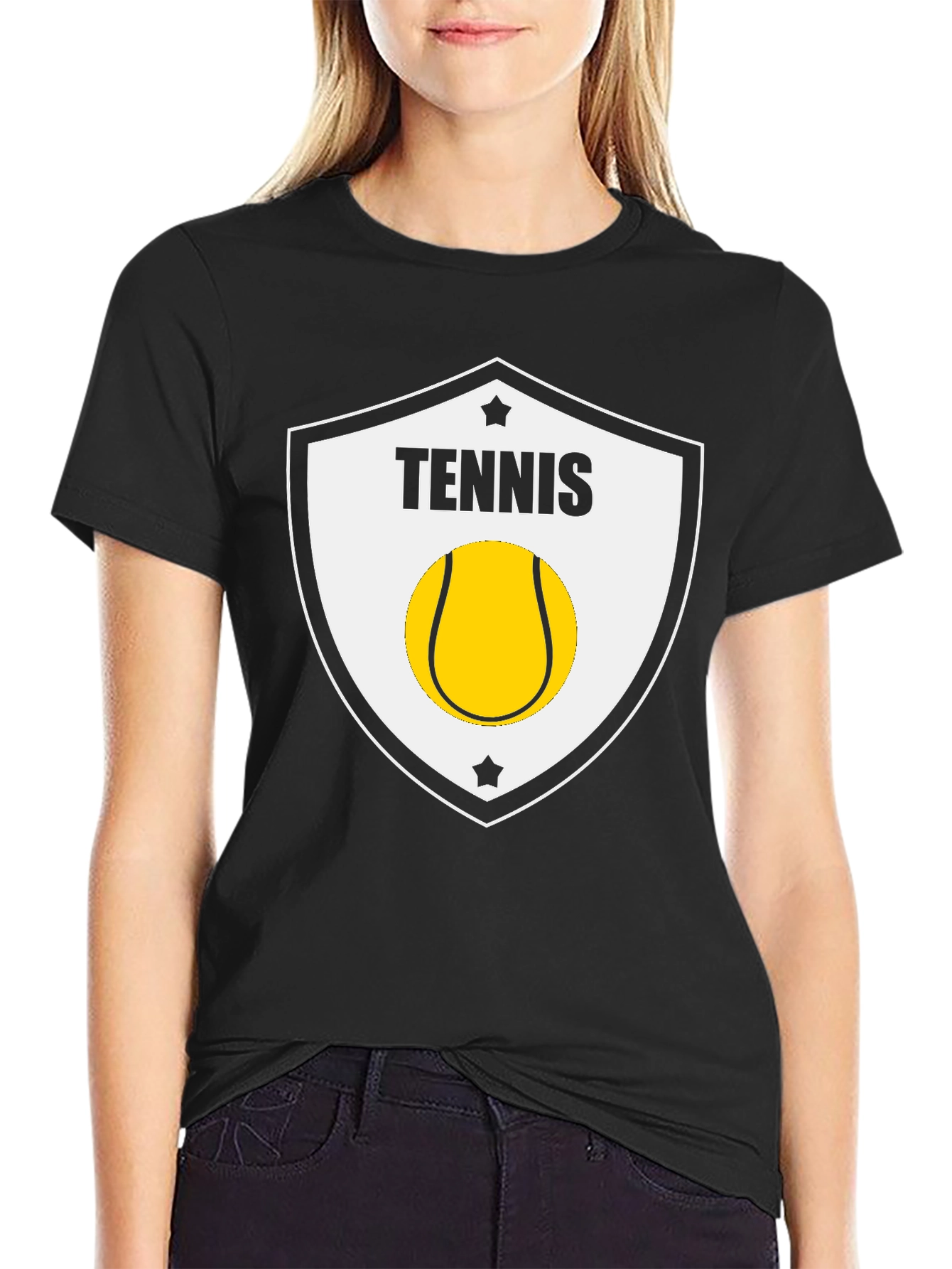 Tennis Shield T-Shirt - Stylish Sportswear Tee