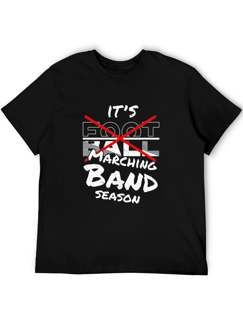 Marching Band Season T-Shirt - Black Tee