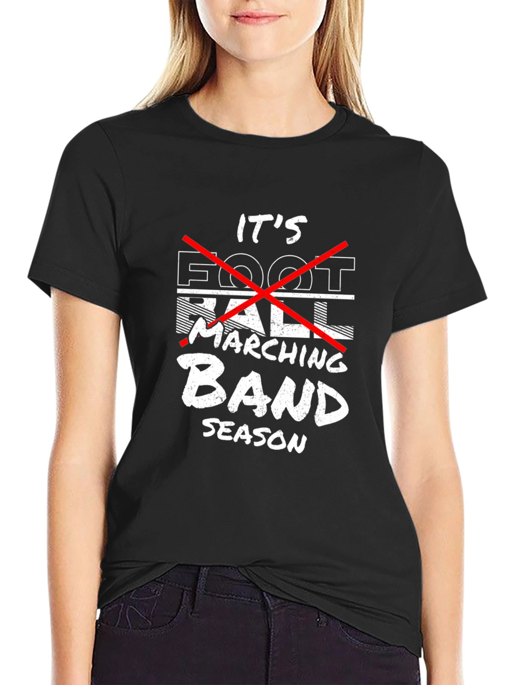 Marching Band Season T-Shirt - Black Tee