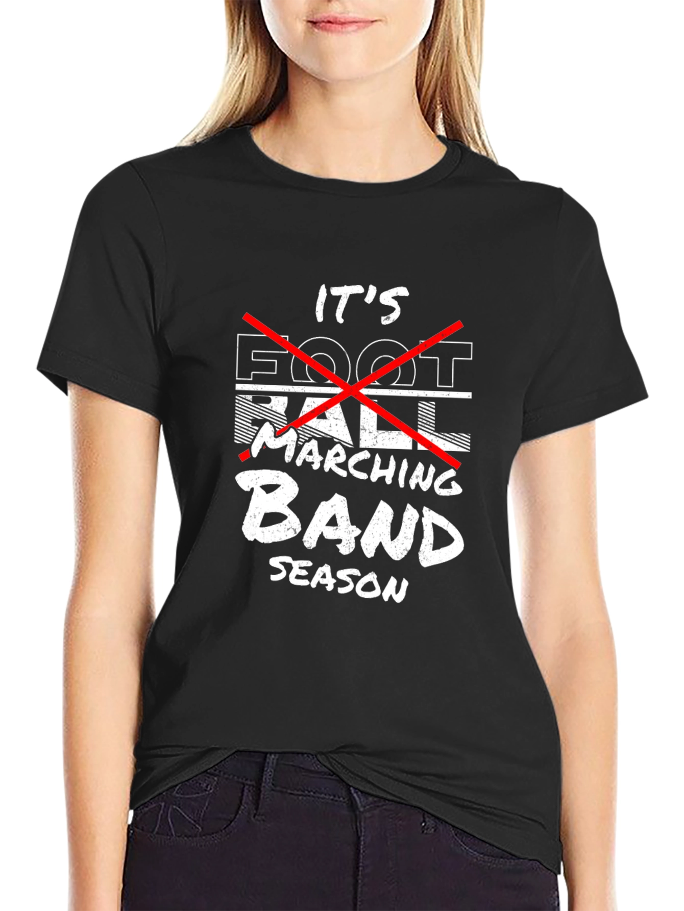 Marching Band Season T-Shirt - Black Tee