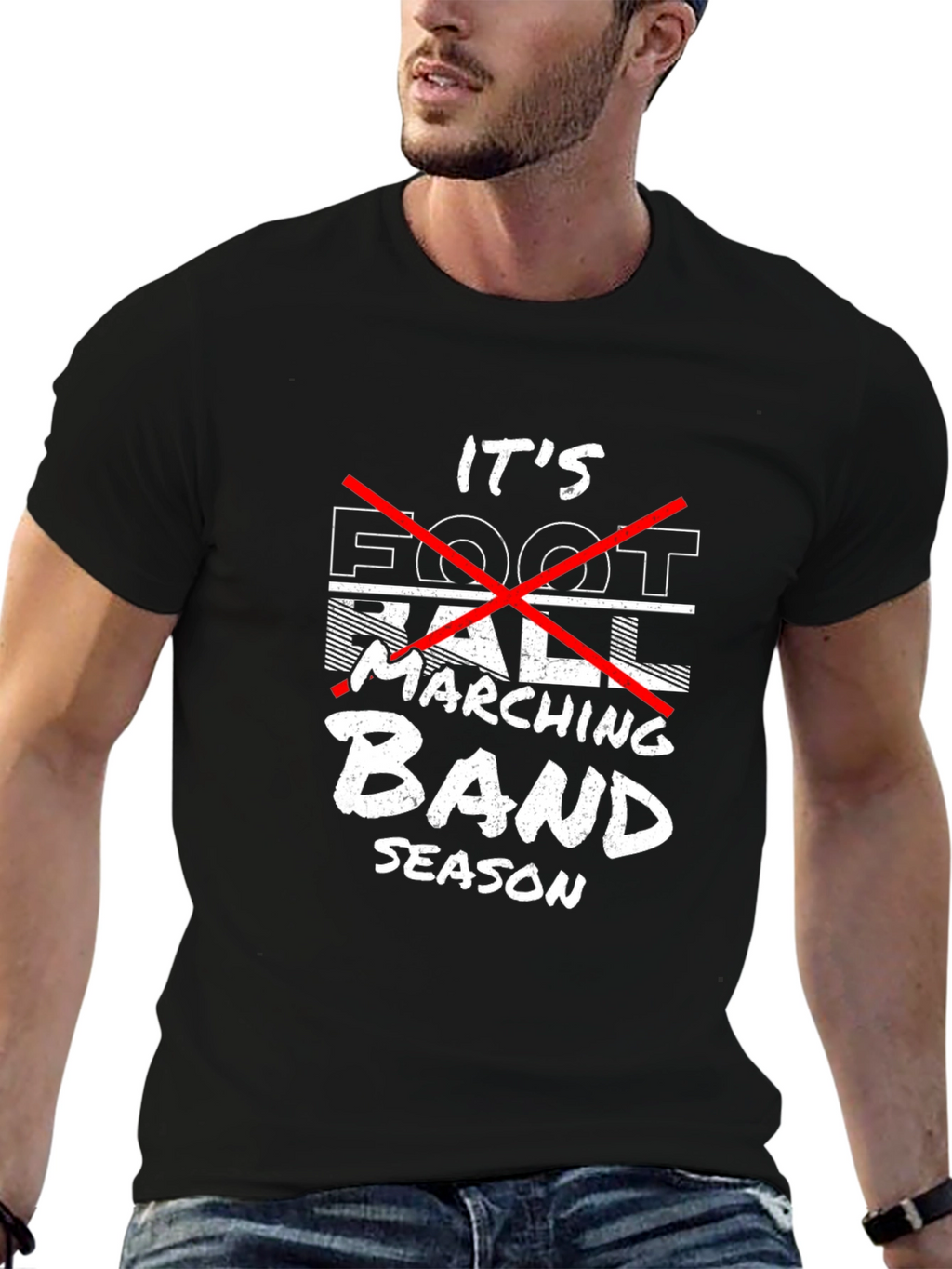 Marching Band Season T-Shirt - Black Tee