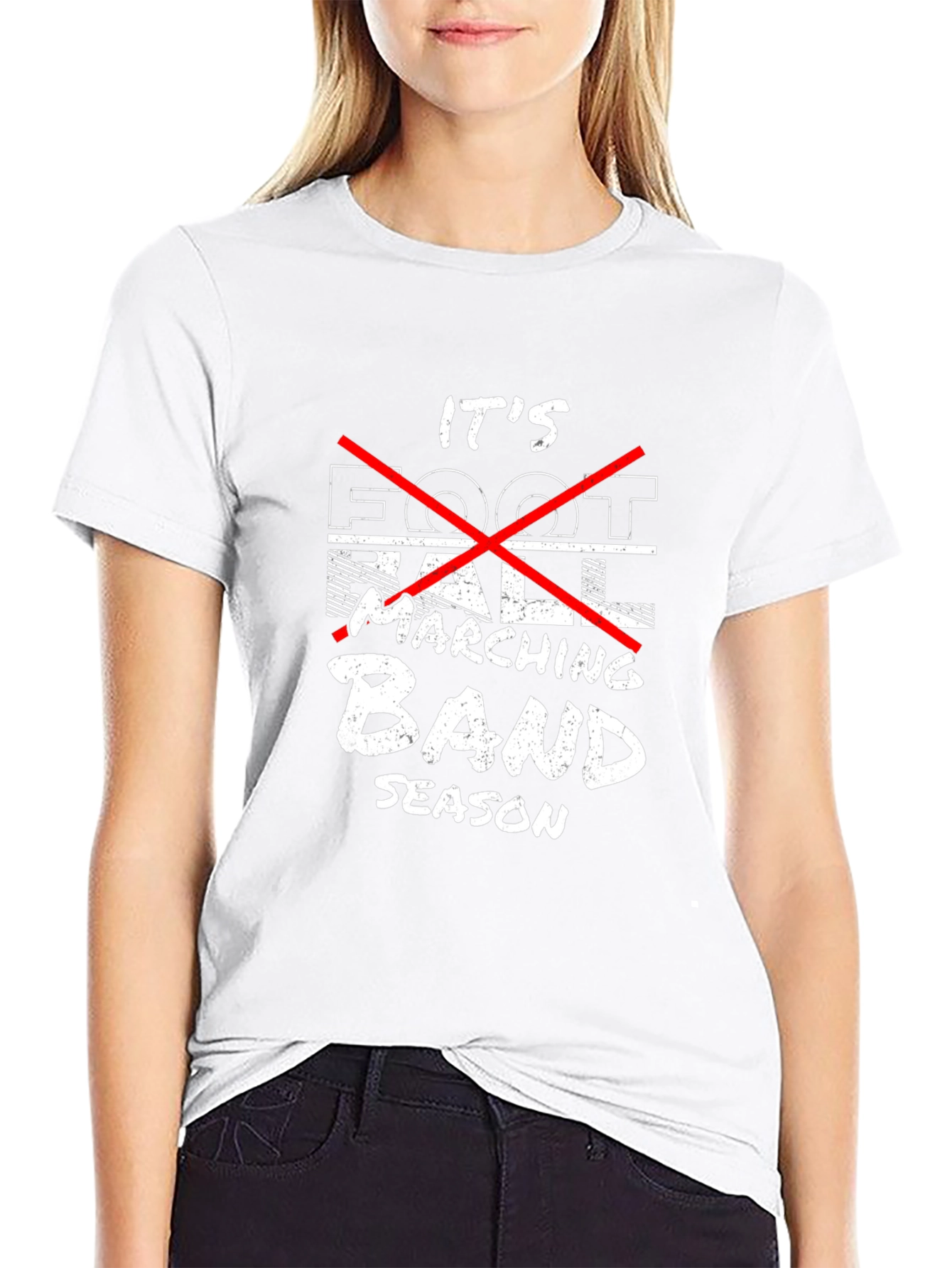 Marching Band Season T-Shirt - Black Tee