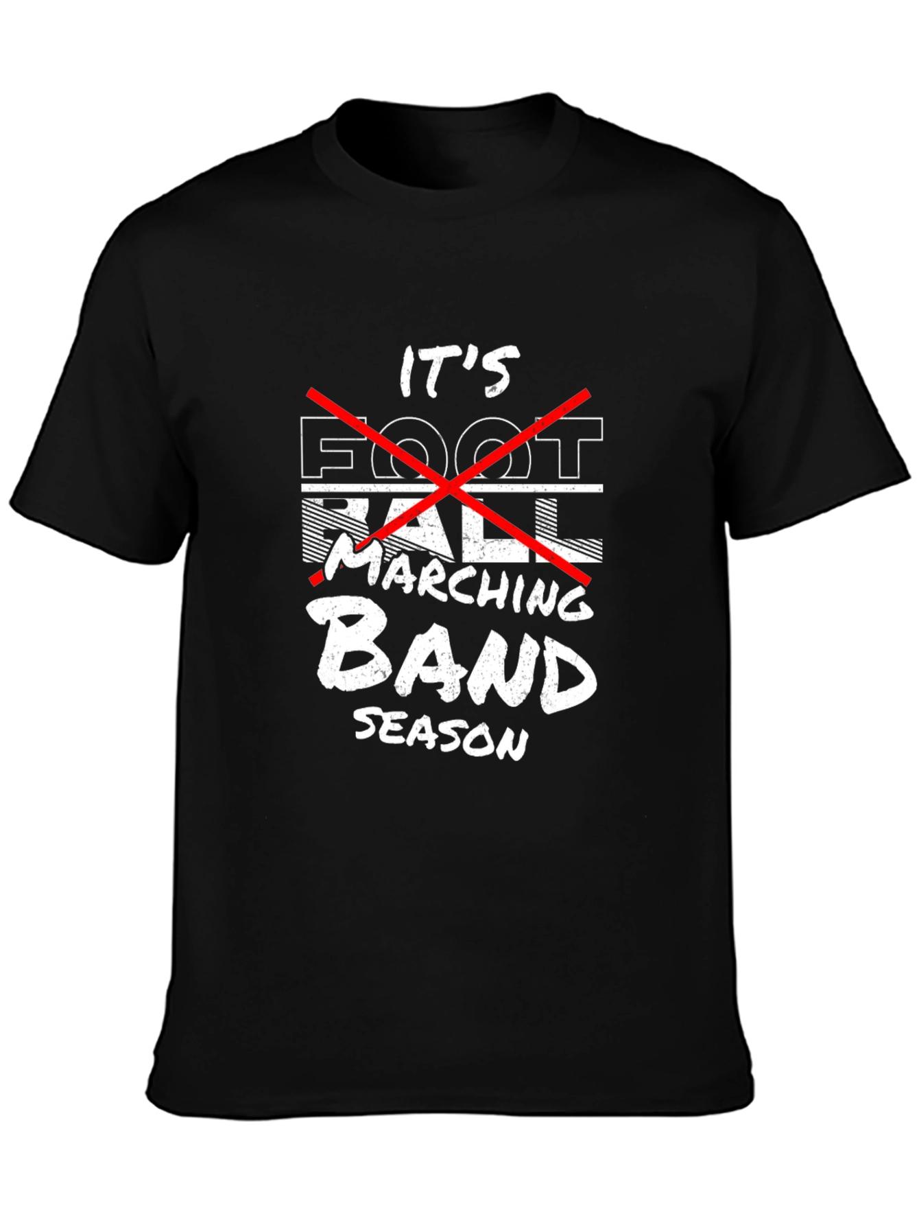 Marching Band Season T-Shirt - Black Tee