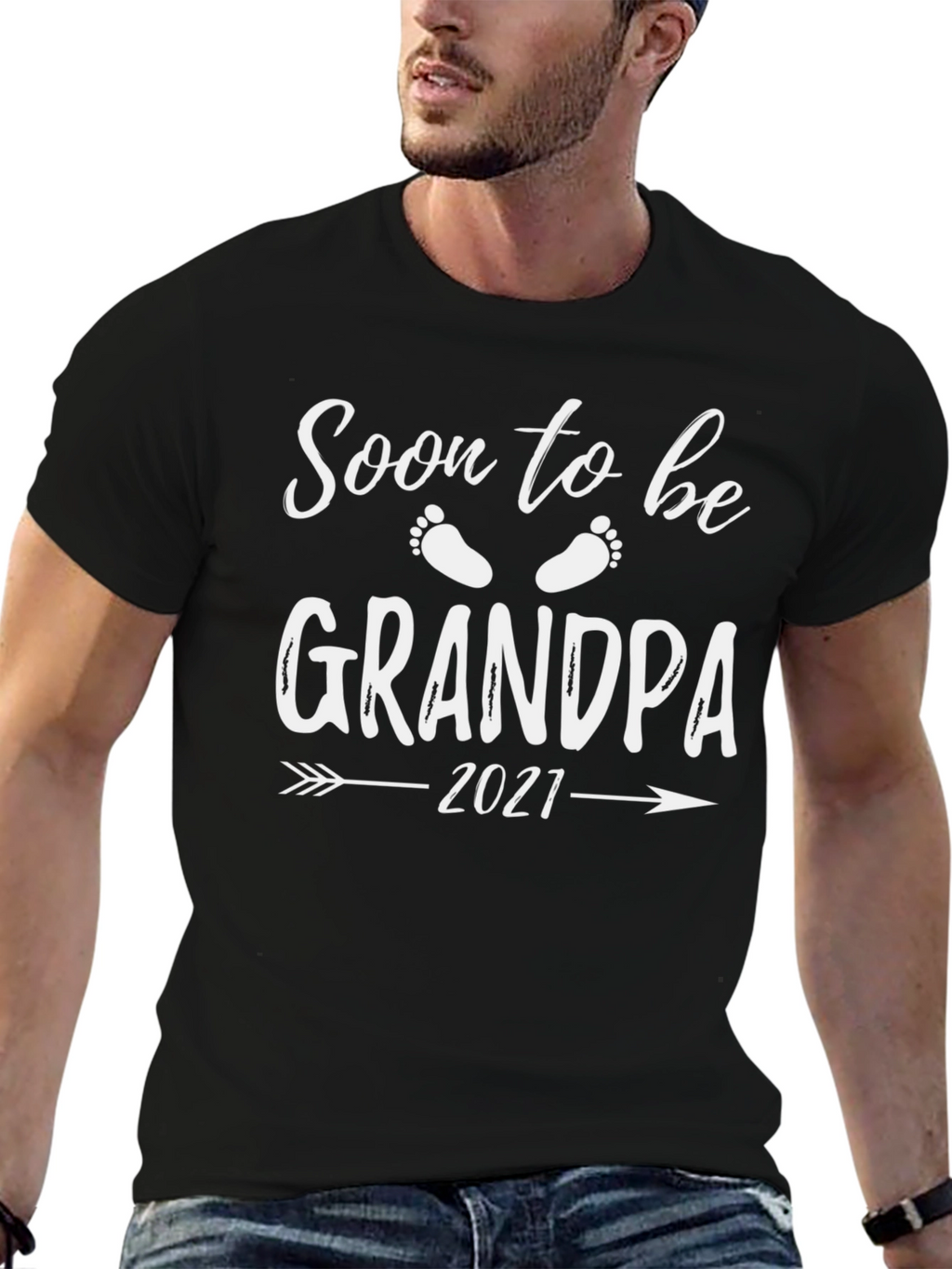 Soon to be Grandpa 2021 Graphic T-Shirt