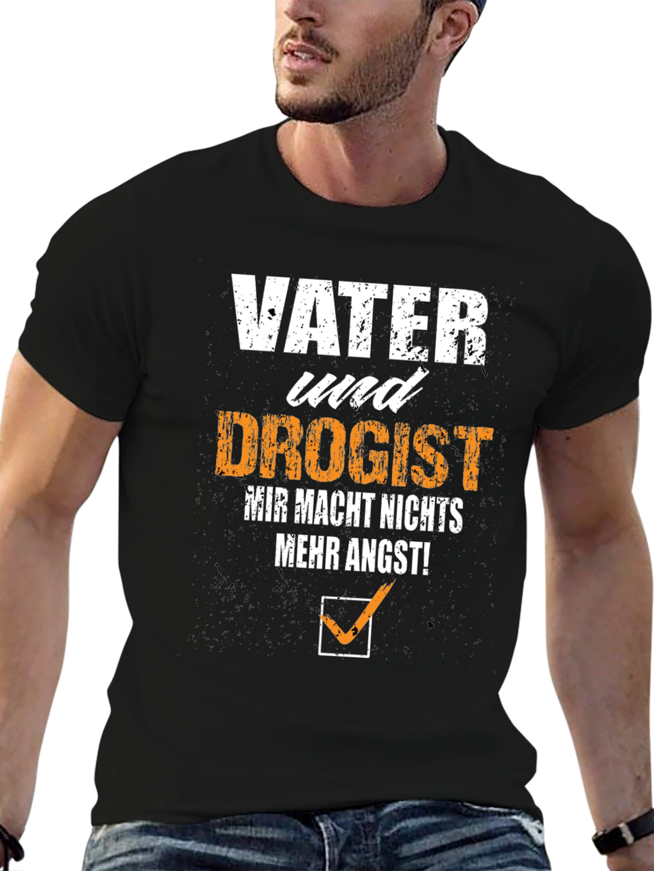 Vater Und Drogist Mens Black T-Shirt