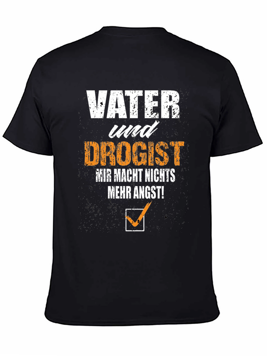 Vater Und Drogist Mens Black T-Shirt