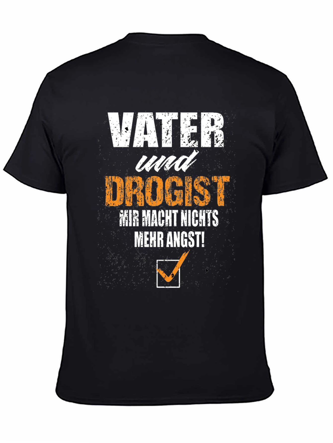 Vater Und Drogist Mens Black T-Shirt