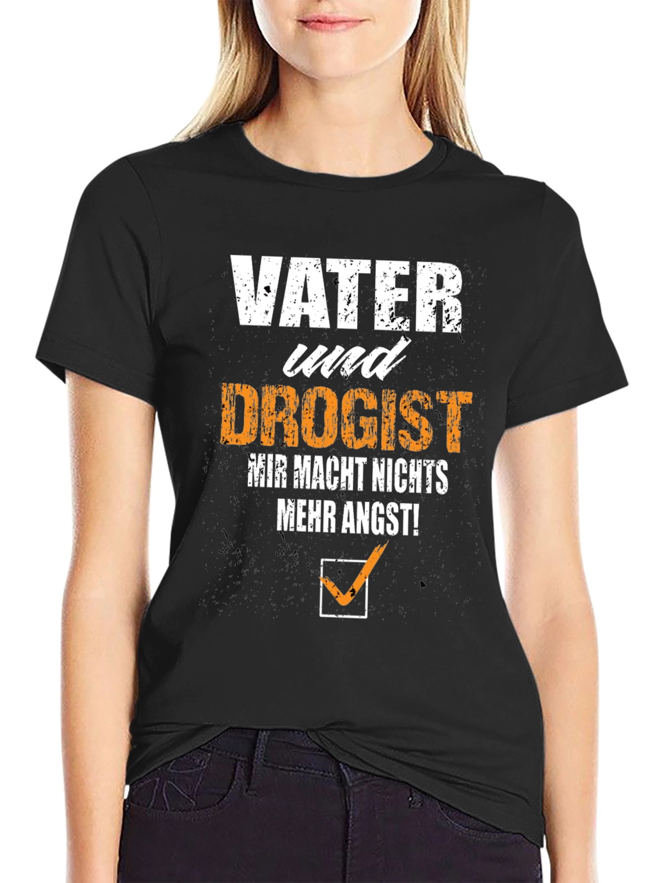 Vater Und Drogist Mens Black T-Shirt