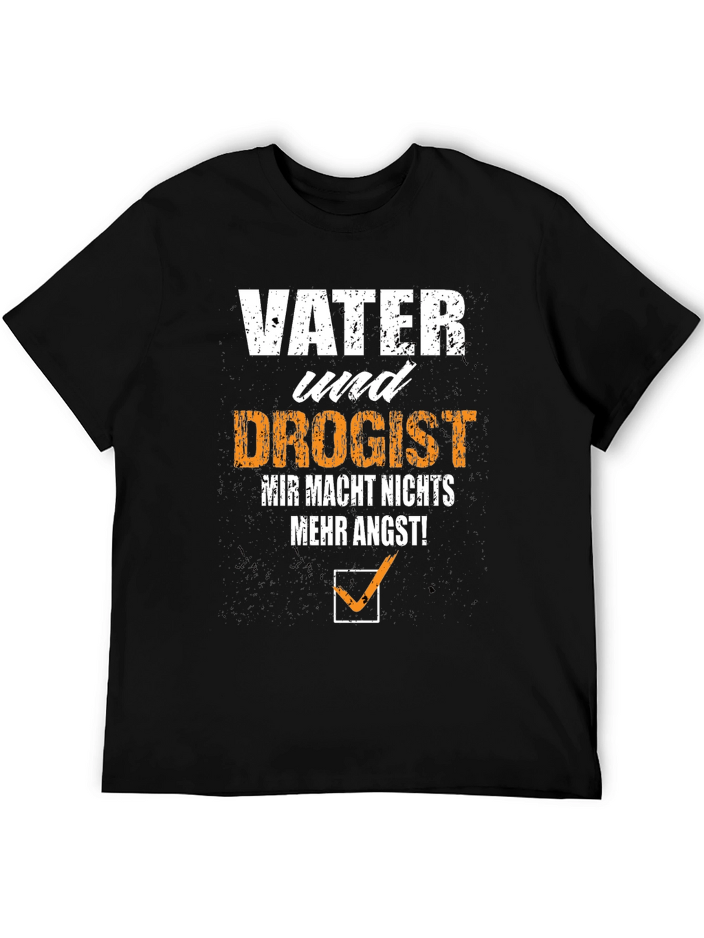 Vater Und Drogist Mens Black T-Shirt