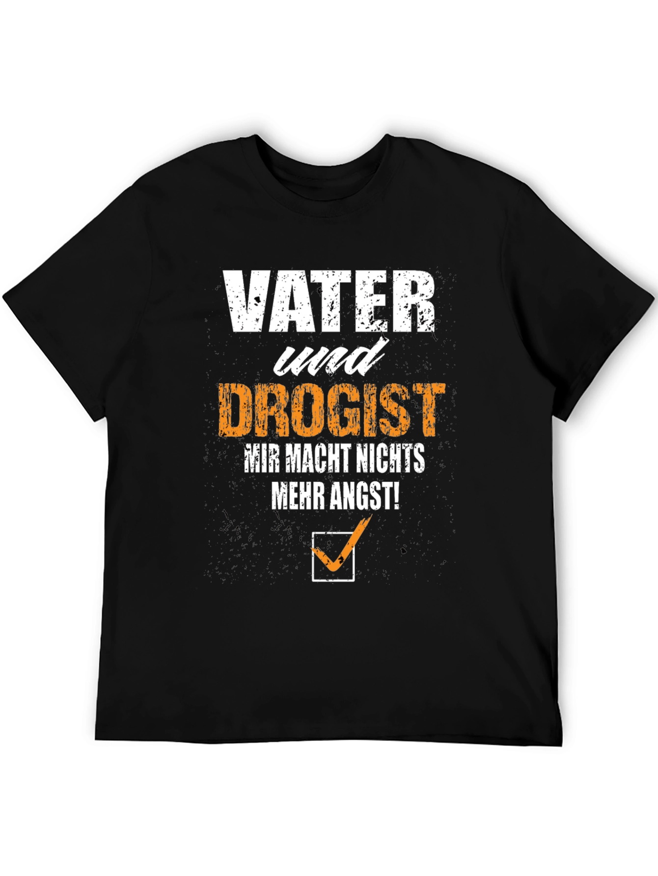Vater Und Drogist Mens Black T-Shirt