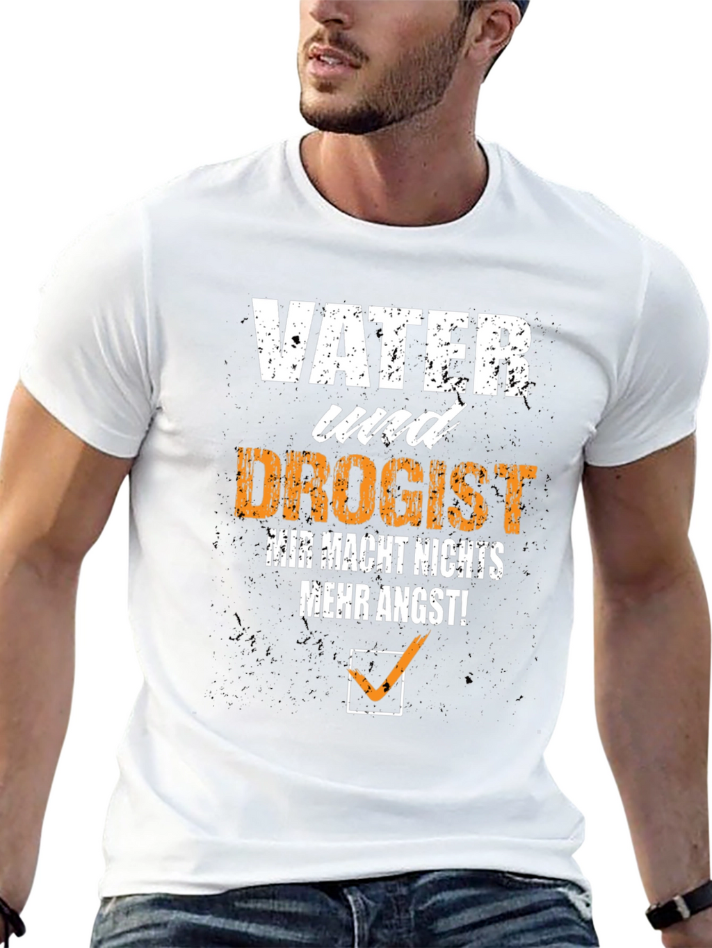 Vater Und Drogist Mens Black T-Shirt