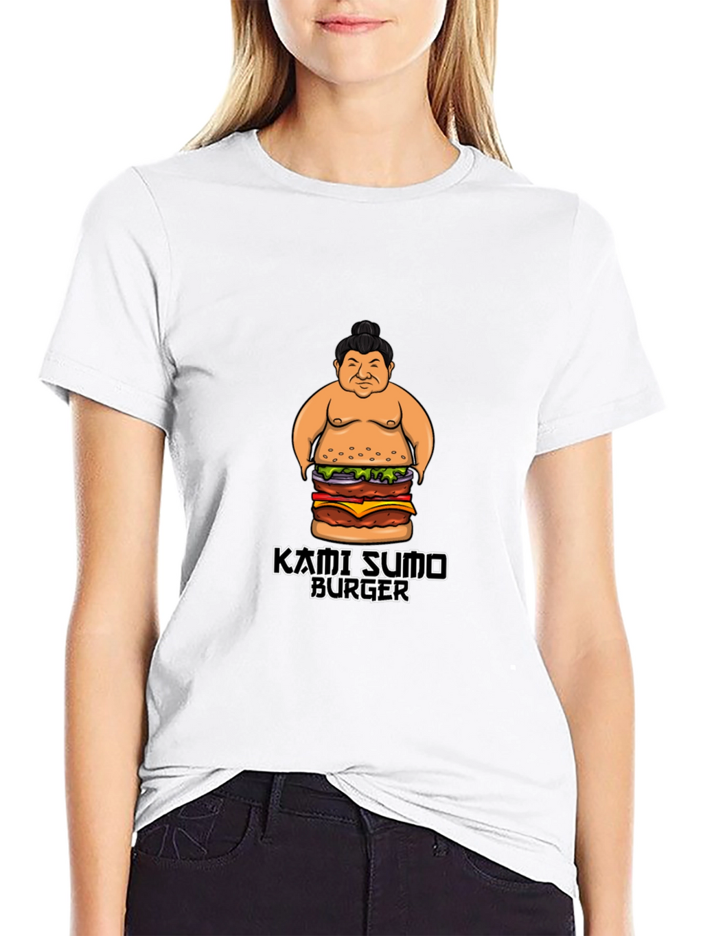 Kami Sumo Burger Graphic T-Shirt