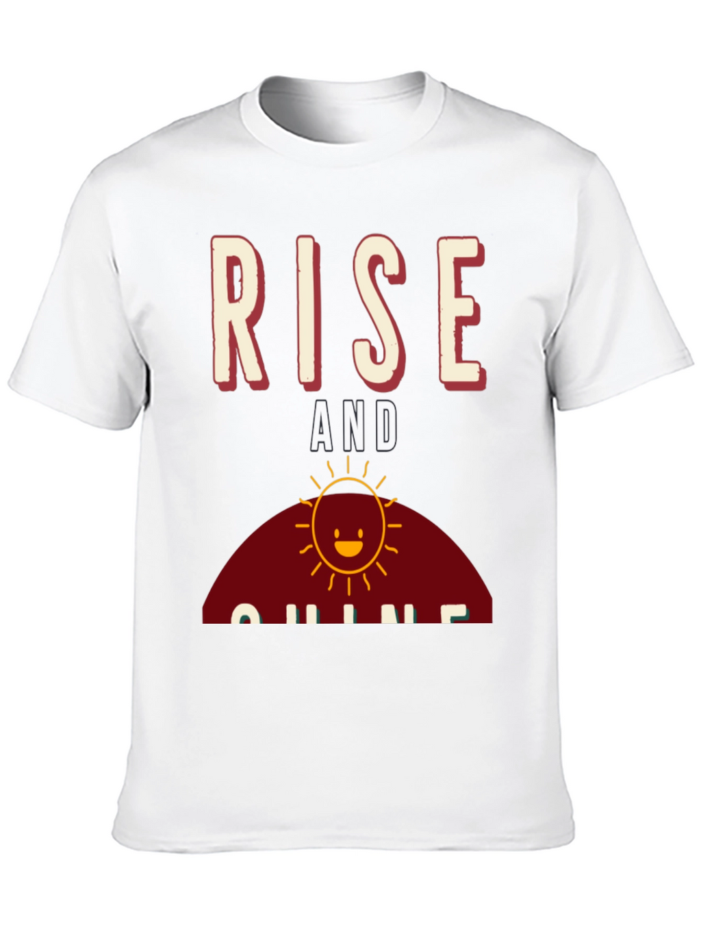 Rise and Shine Graphic Tee - Black Cotton