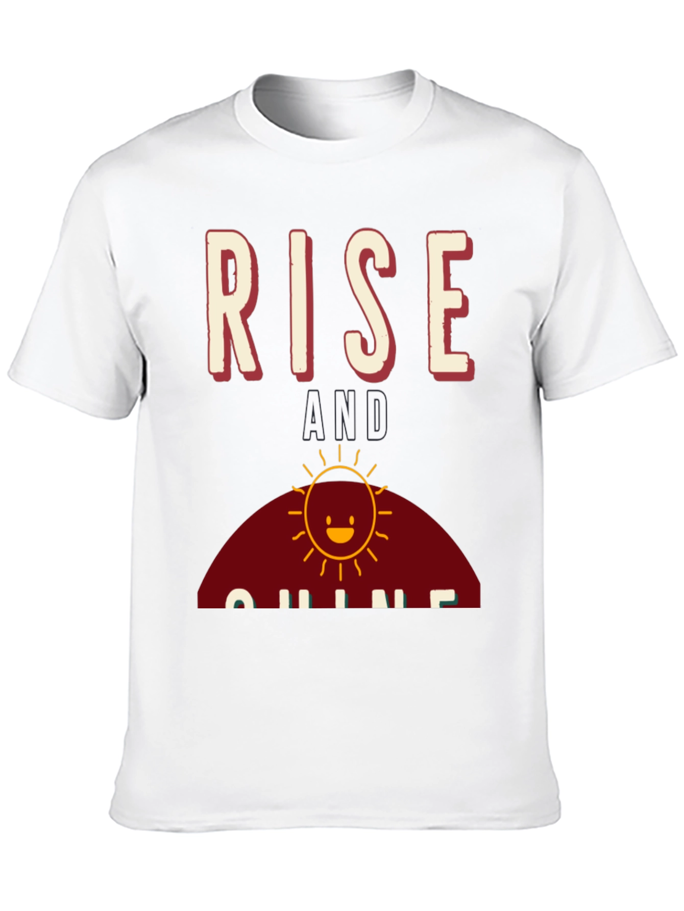 Rise and Shine Graphic Tee - Black Cotton