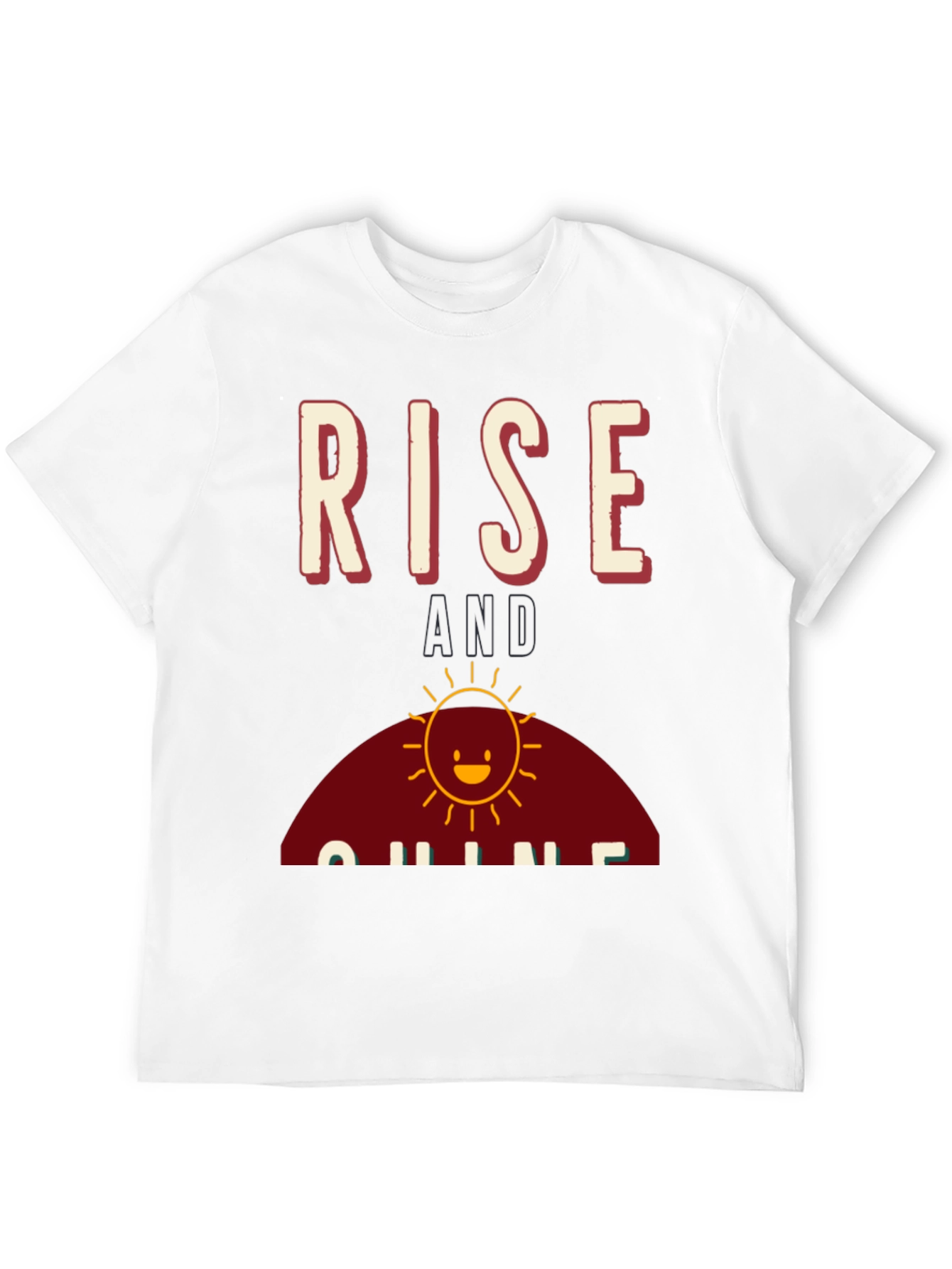 Rise and Shine Graphic Tee - Black Cotton